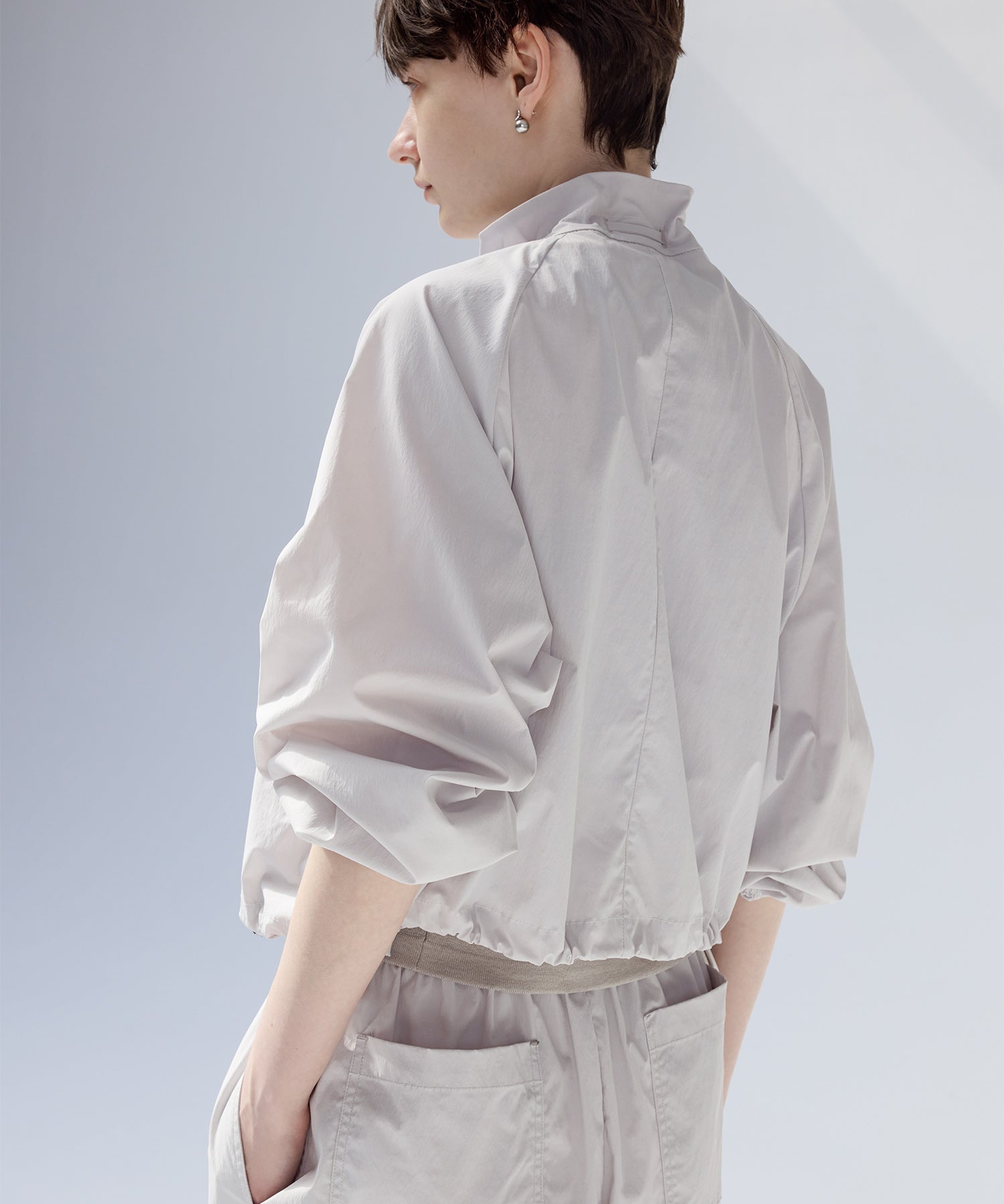 UV Protection Drawstring Light Blouson
