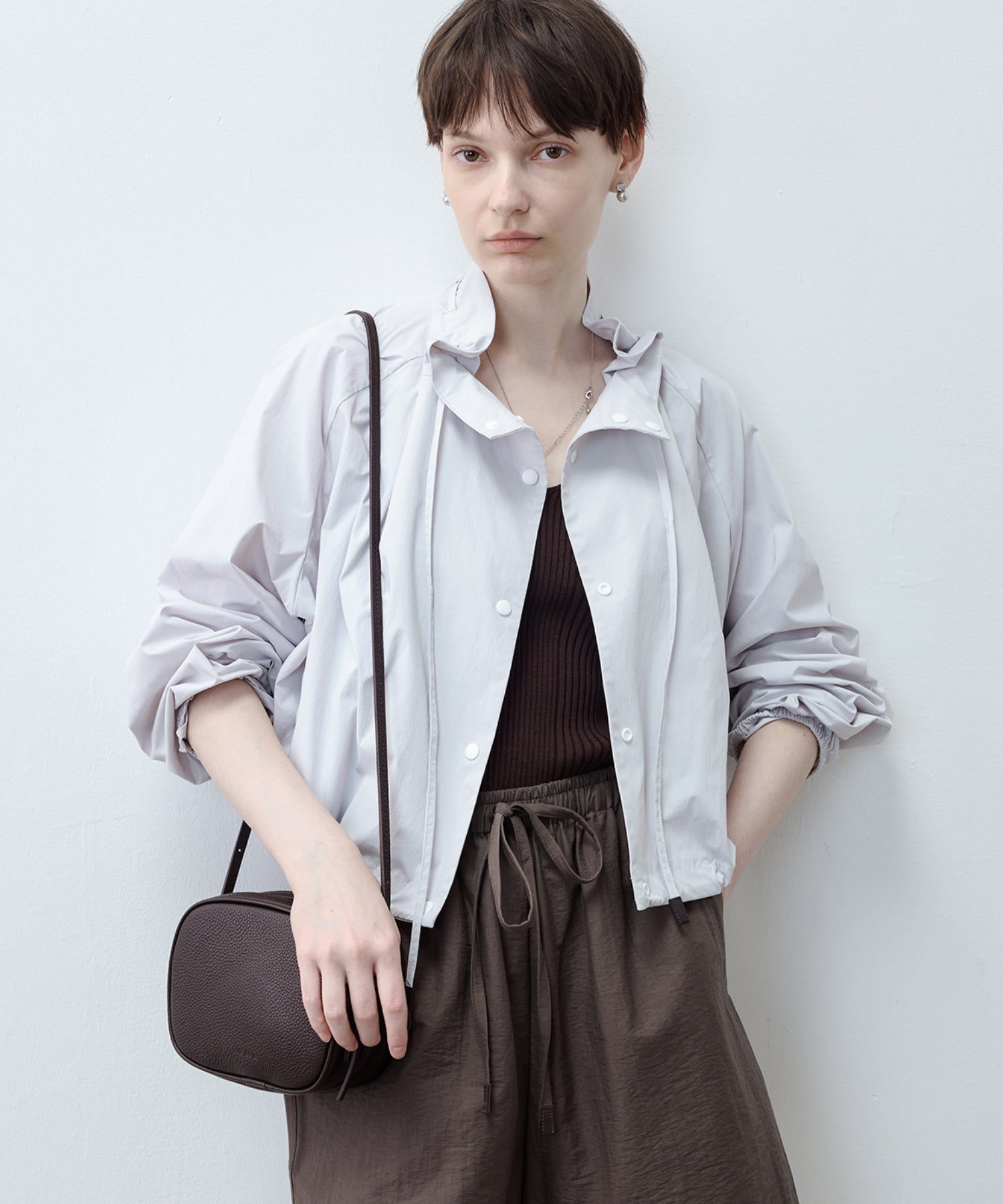 UV Protection Drawstring Light Blouson