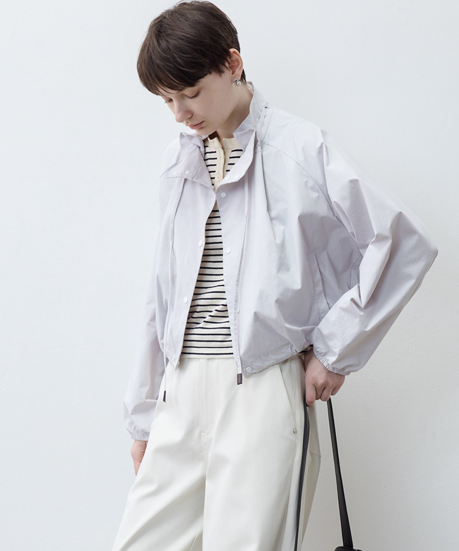 UV Protection Drawstring Light Blouson