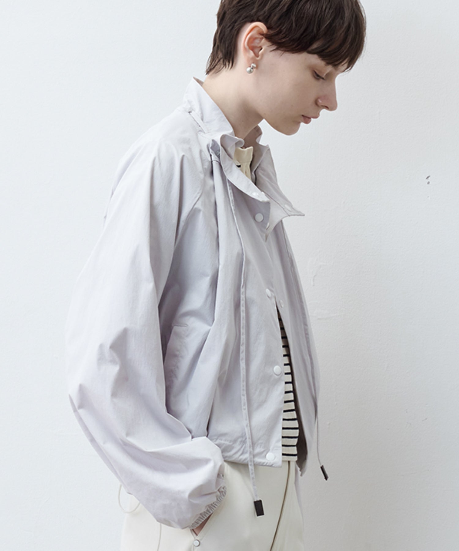 UV Protection Drawstring Light Blouson
