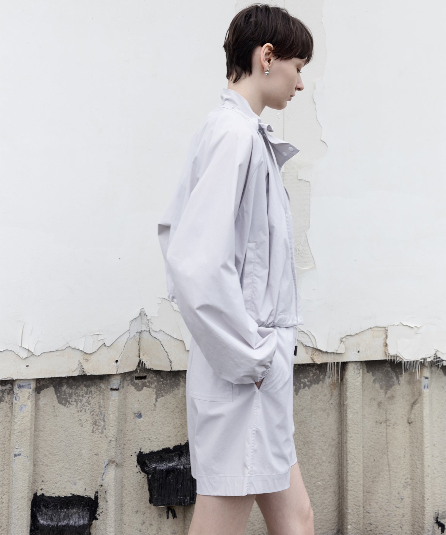 UV Protection Drawstring Light Blouson