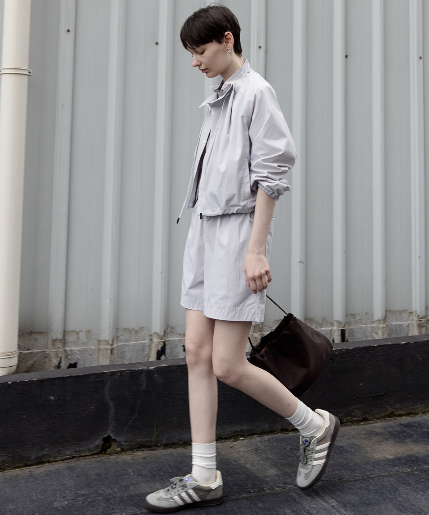 UV Protection Drawstring Light Blouson
