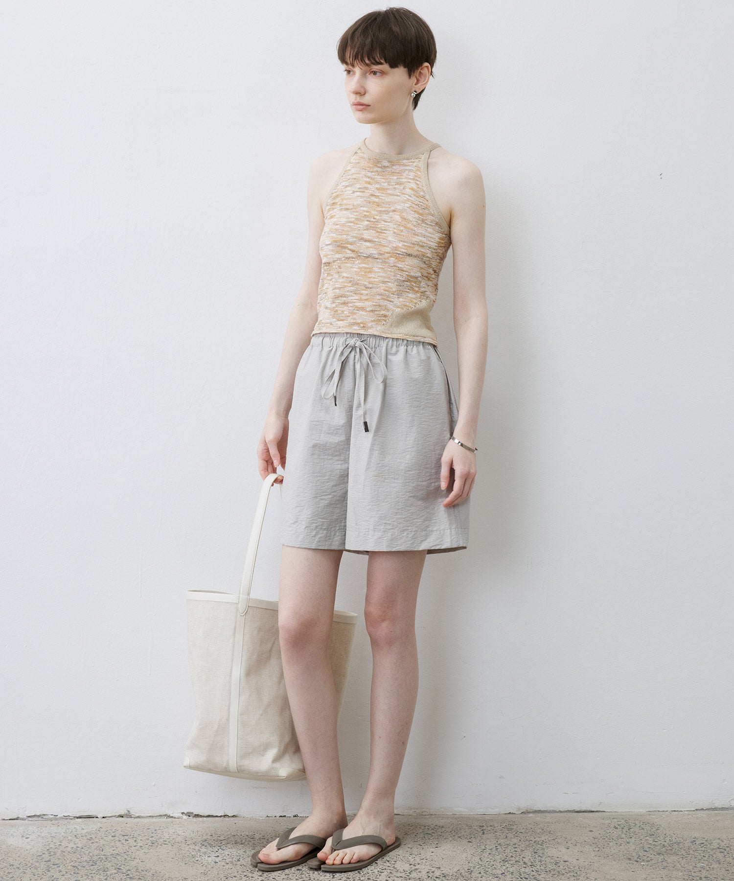 Artistic Mixed-Color Camisole Tank