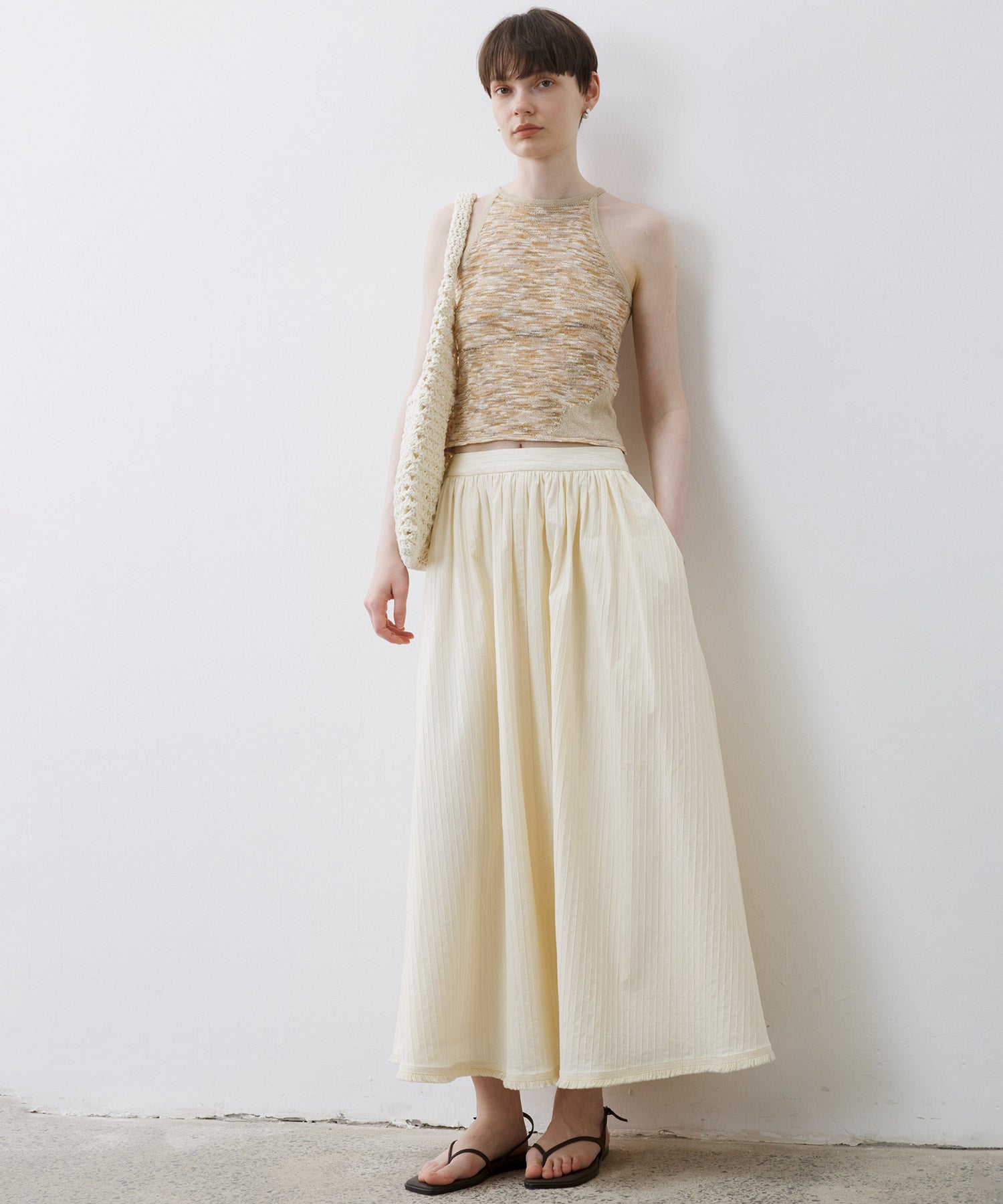 Artistic Mixed-Color Camisole Tank