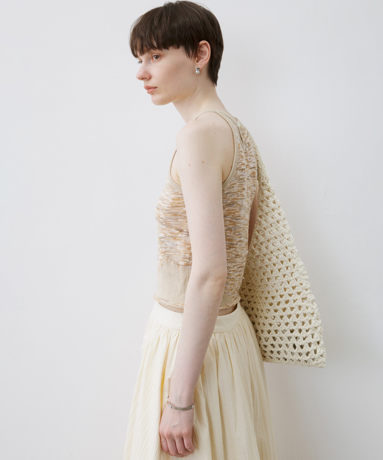 Artistic Mixed-Color Camisole Tank