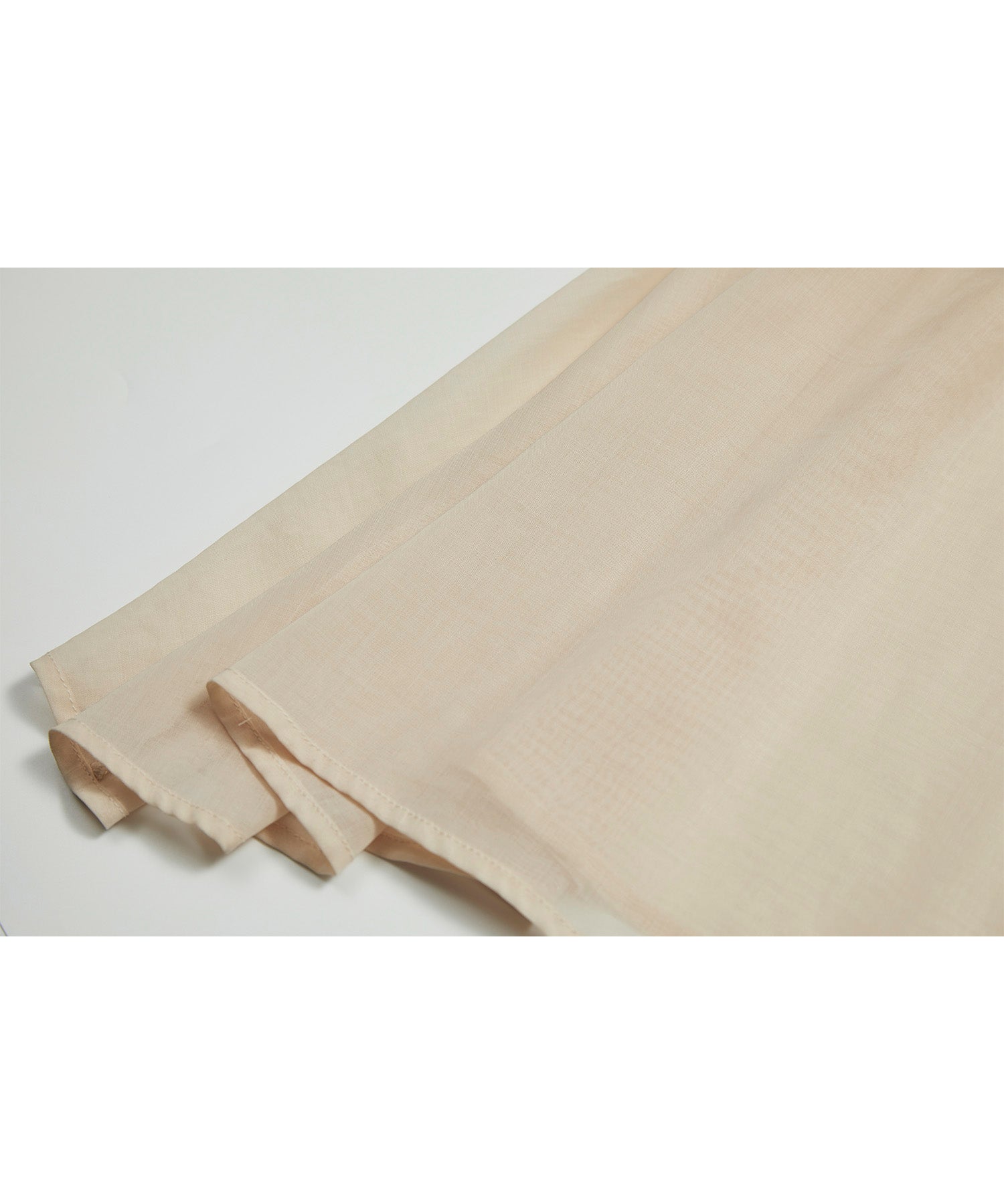 Shirred Layered Flare One-Piece Dress
