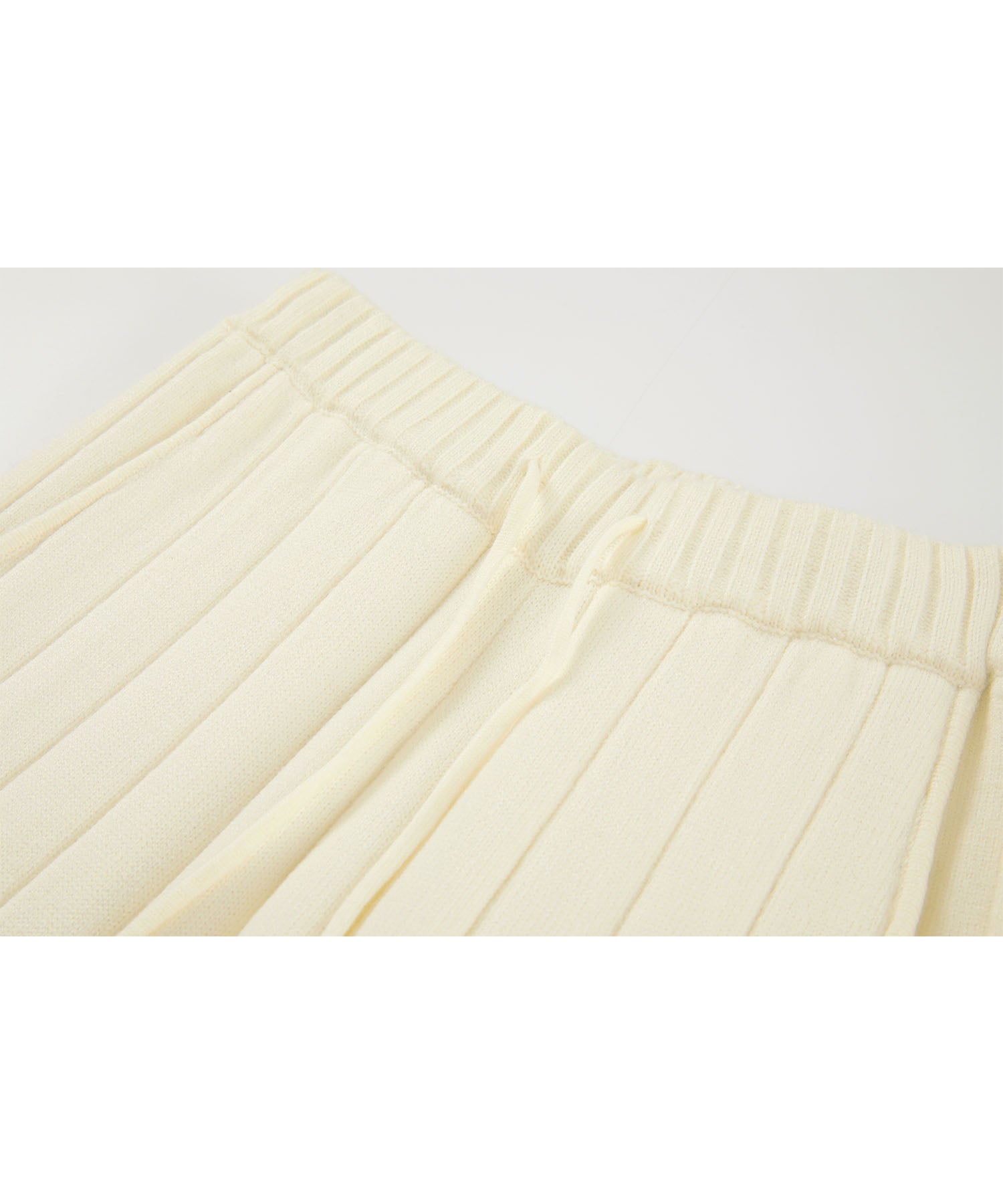 Wide Rib Knit Pants