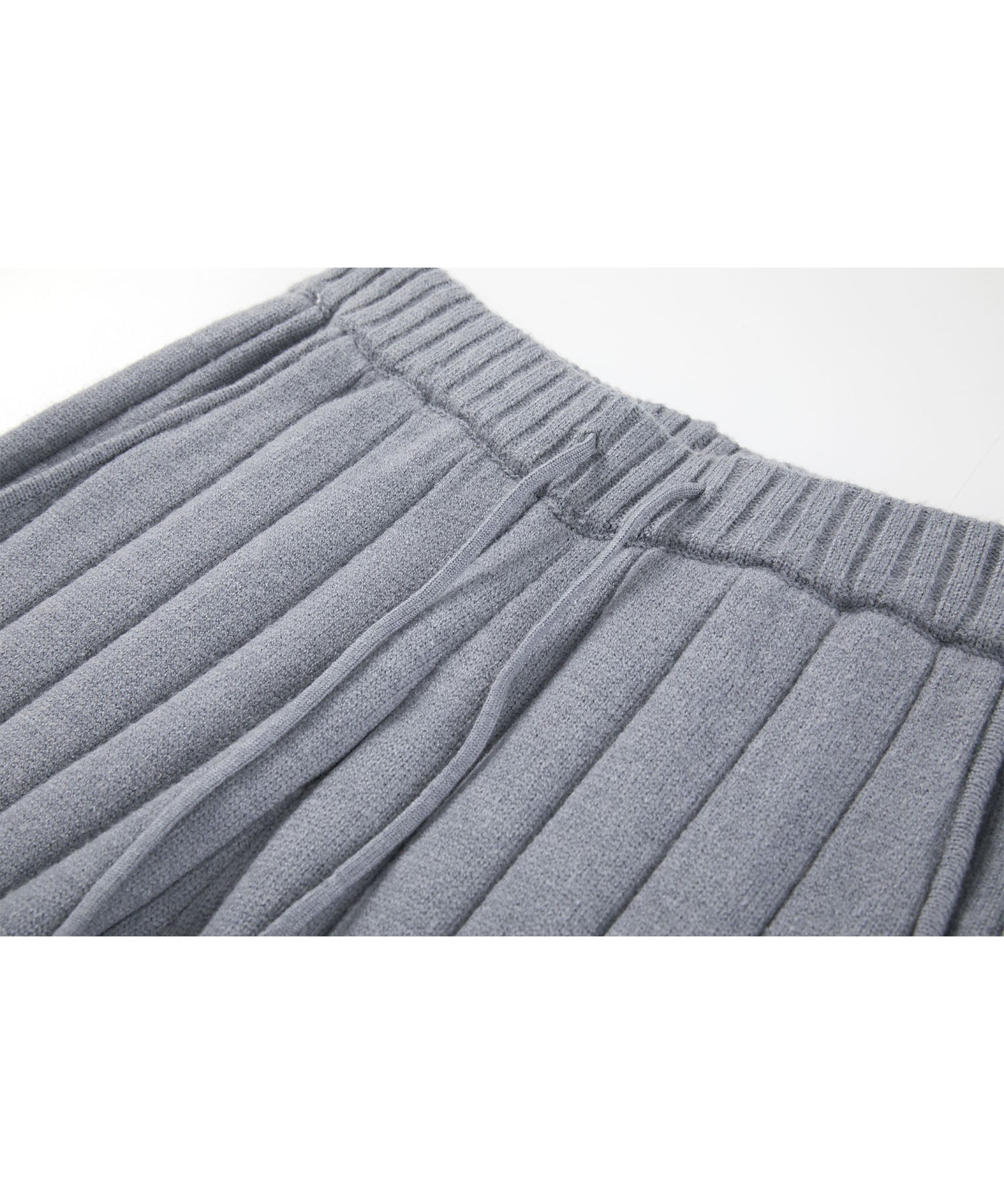 Wide Rib Knit Pants