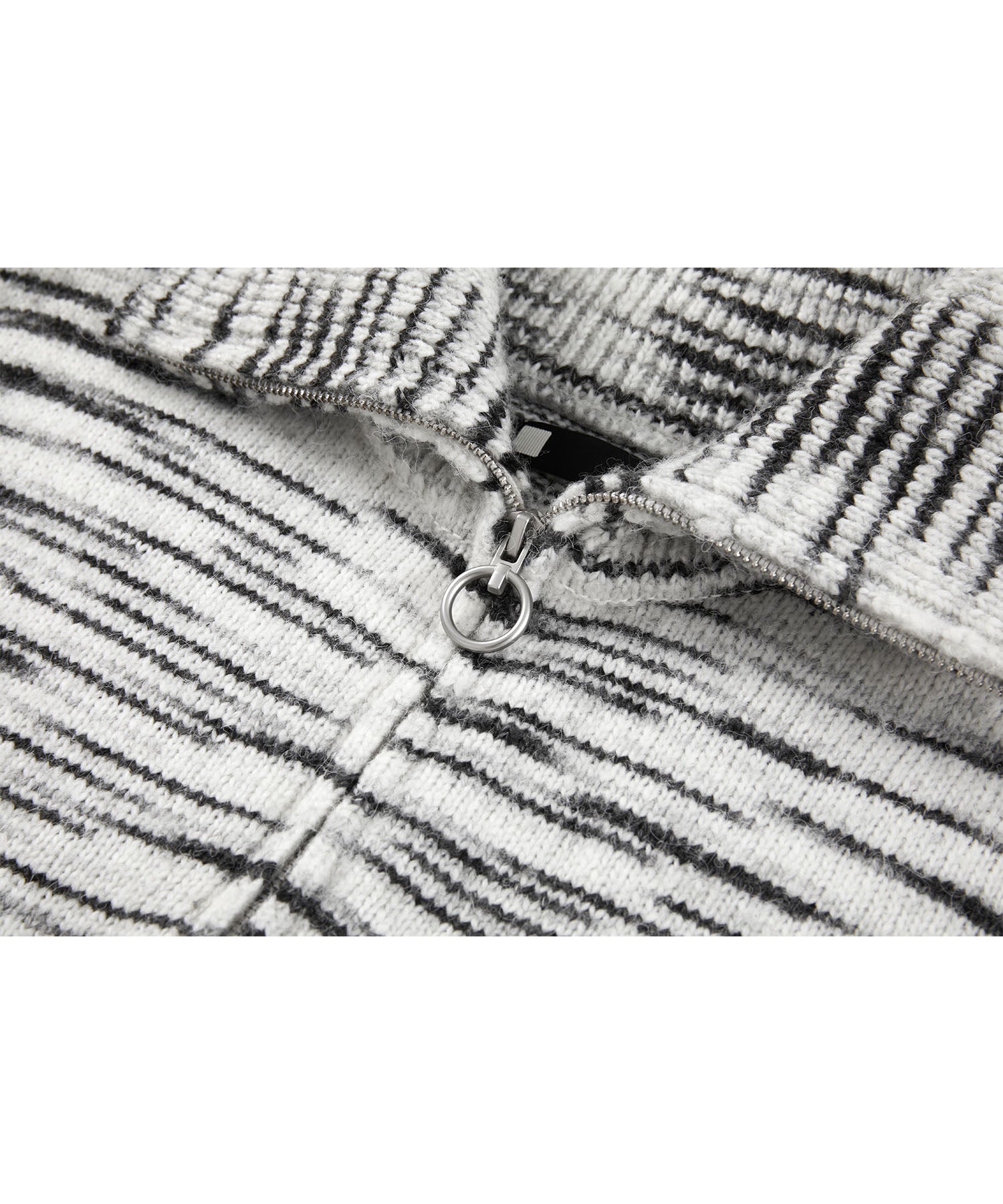Half-Zip Oversized Polo Knit Pullover