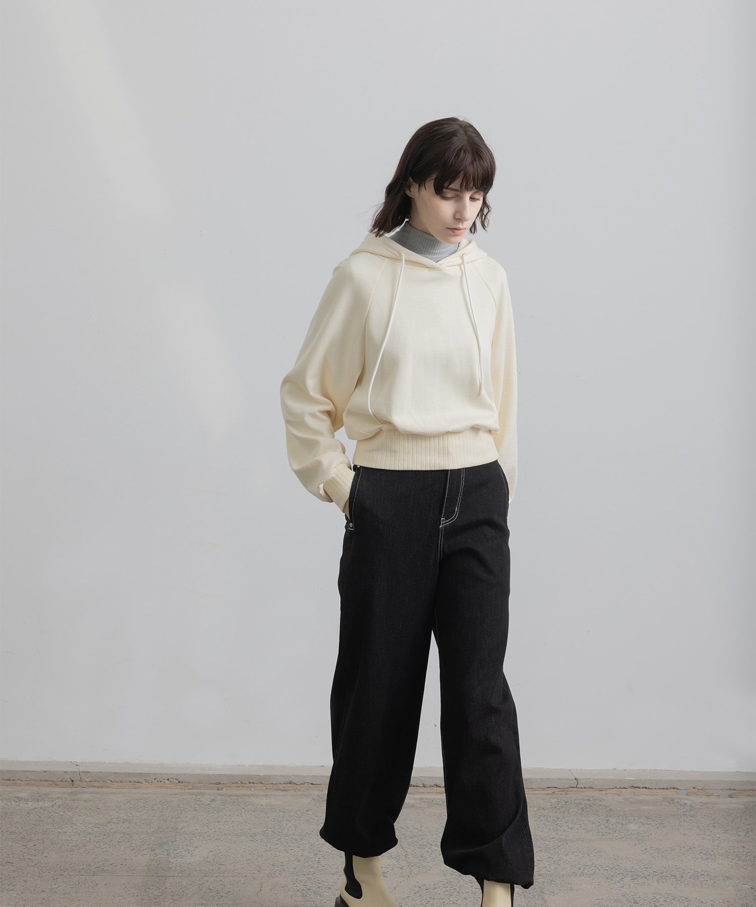 Short Length Basic Hoodie