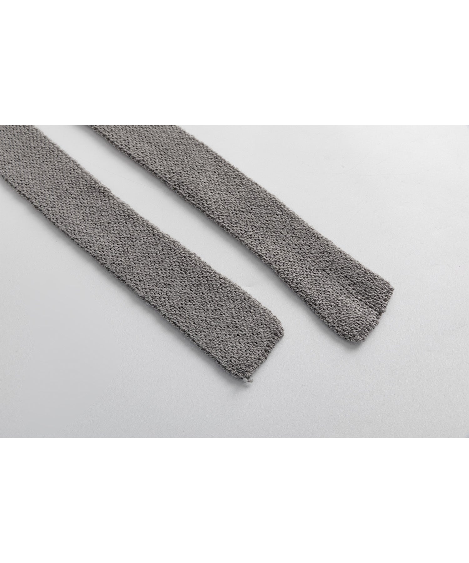 Stand collar high neck half zip up side open knit vest