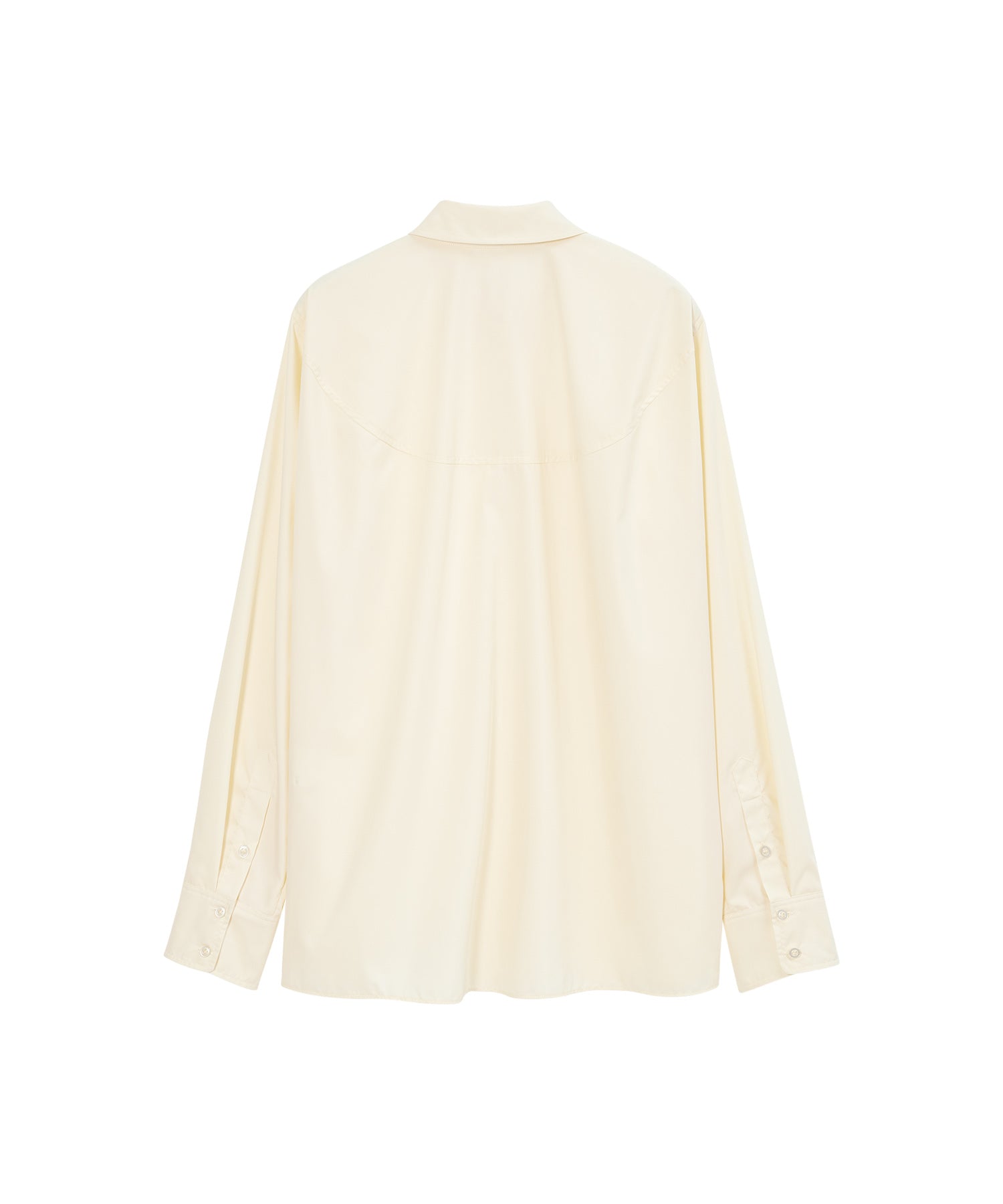 Cross-Front Button 2-Way Shirt