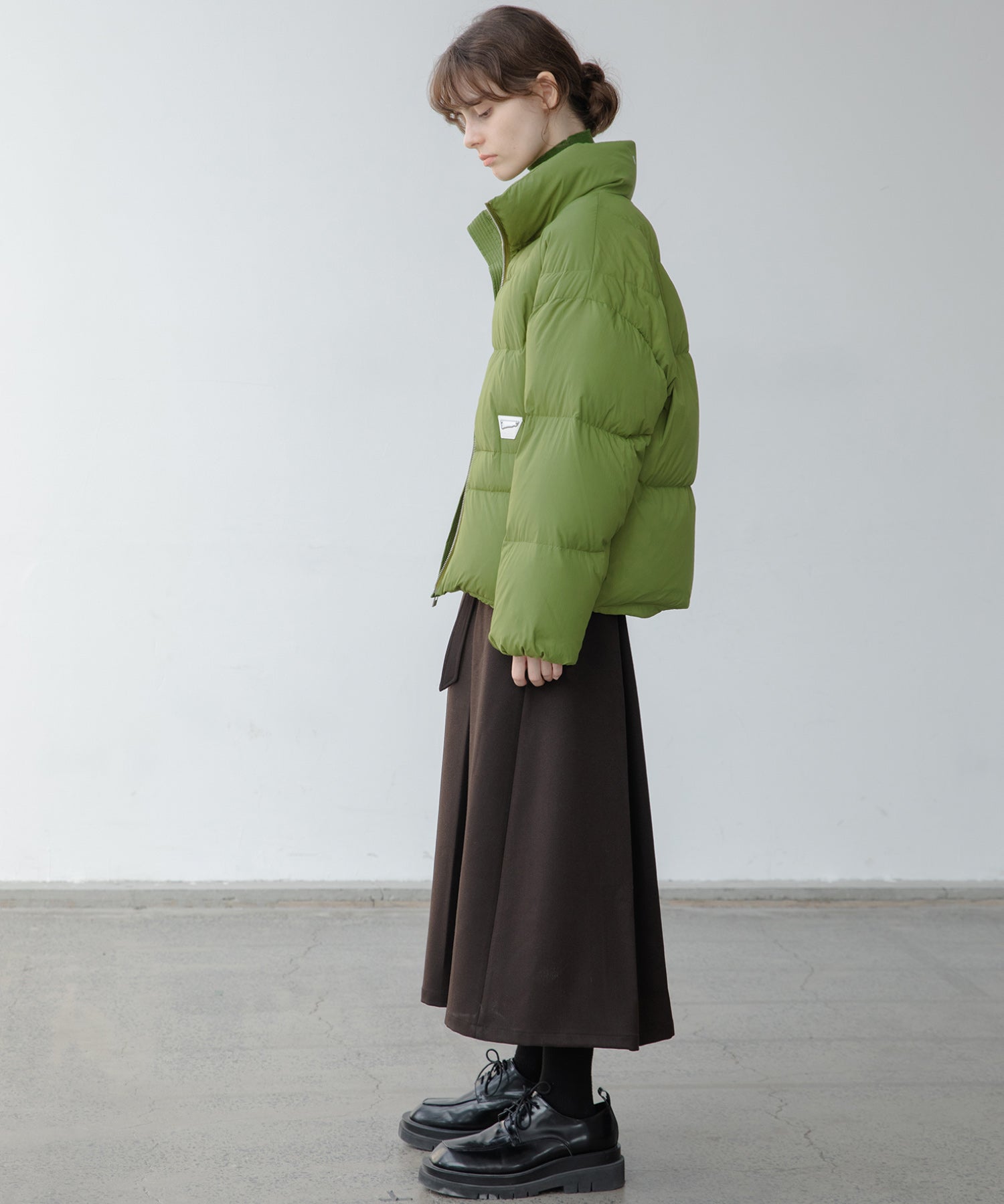 color volume down jacket 