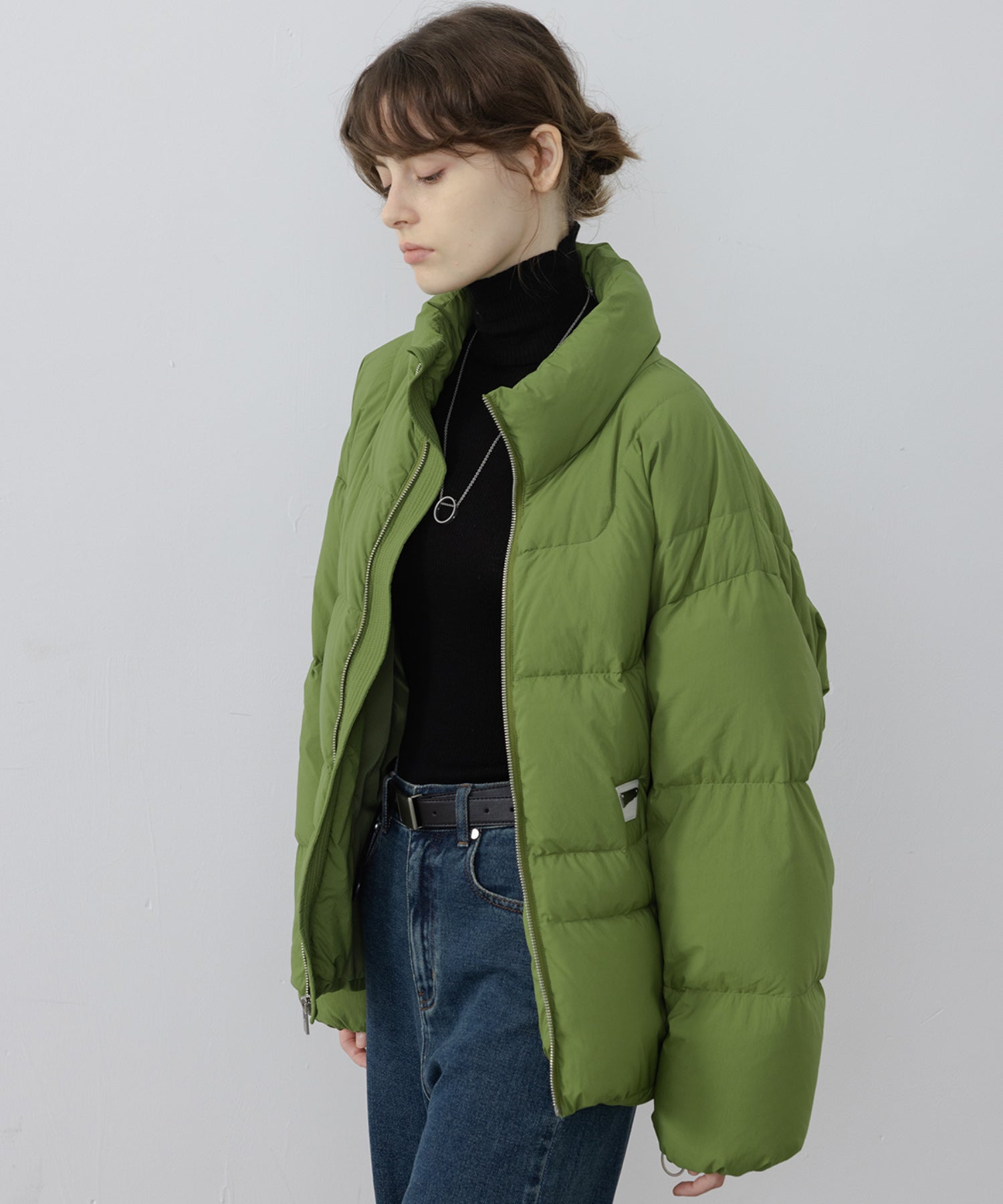 color volume down jacket 