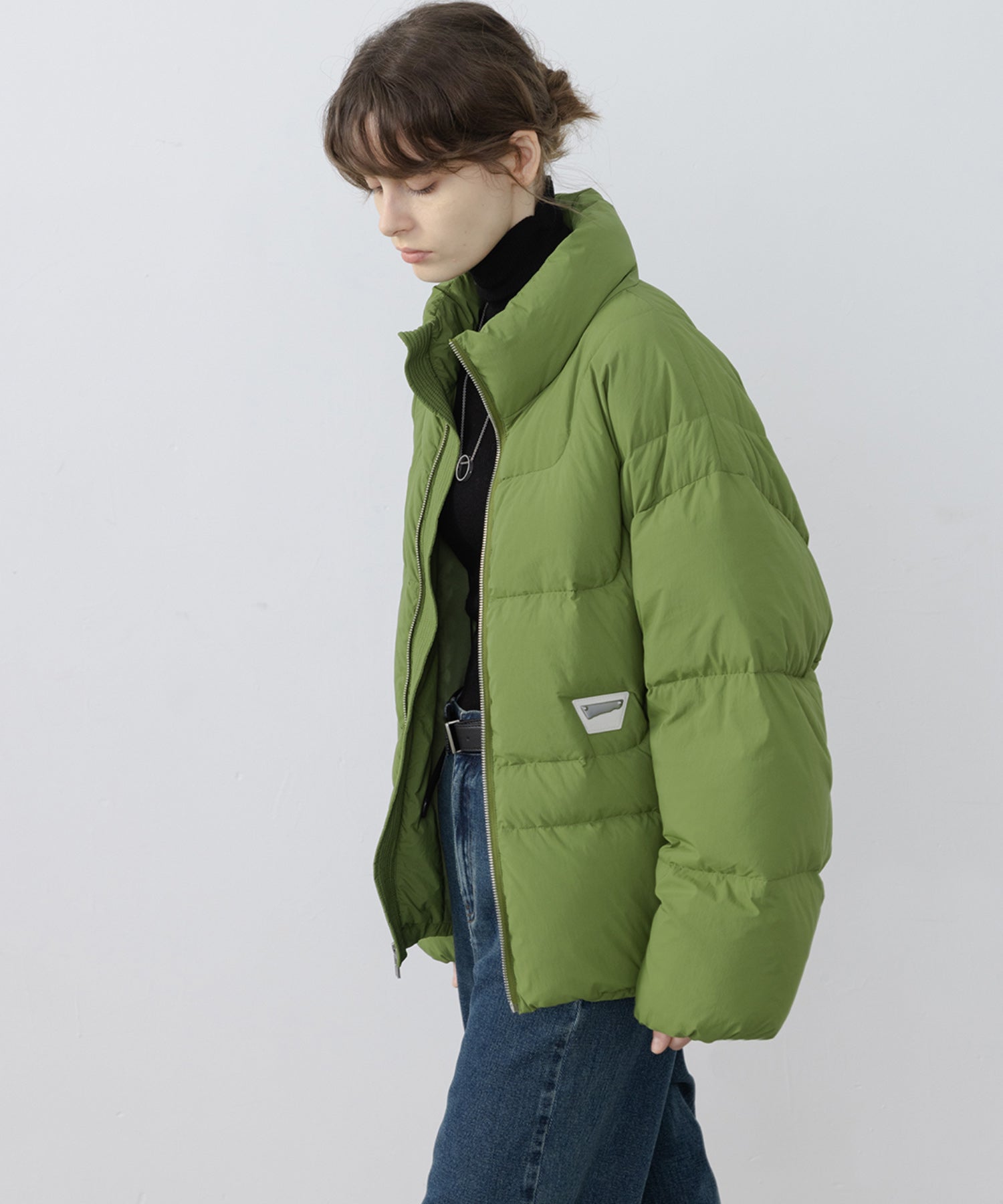 color volume down jacket 
