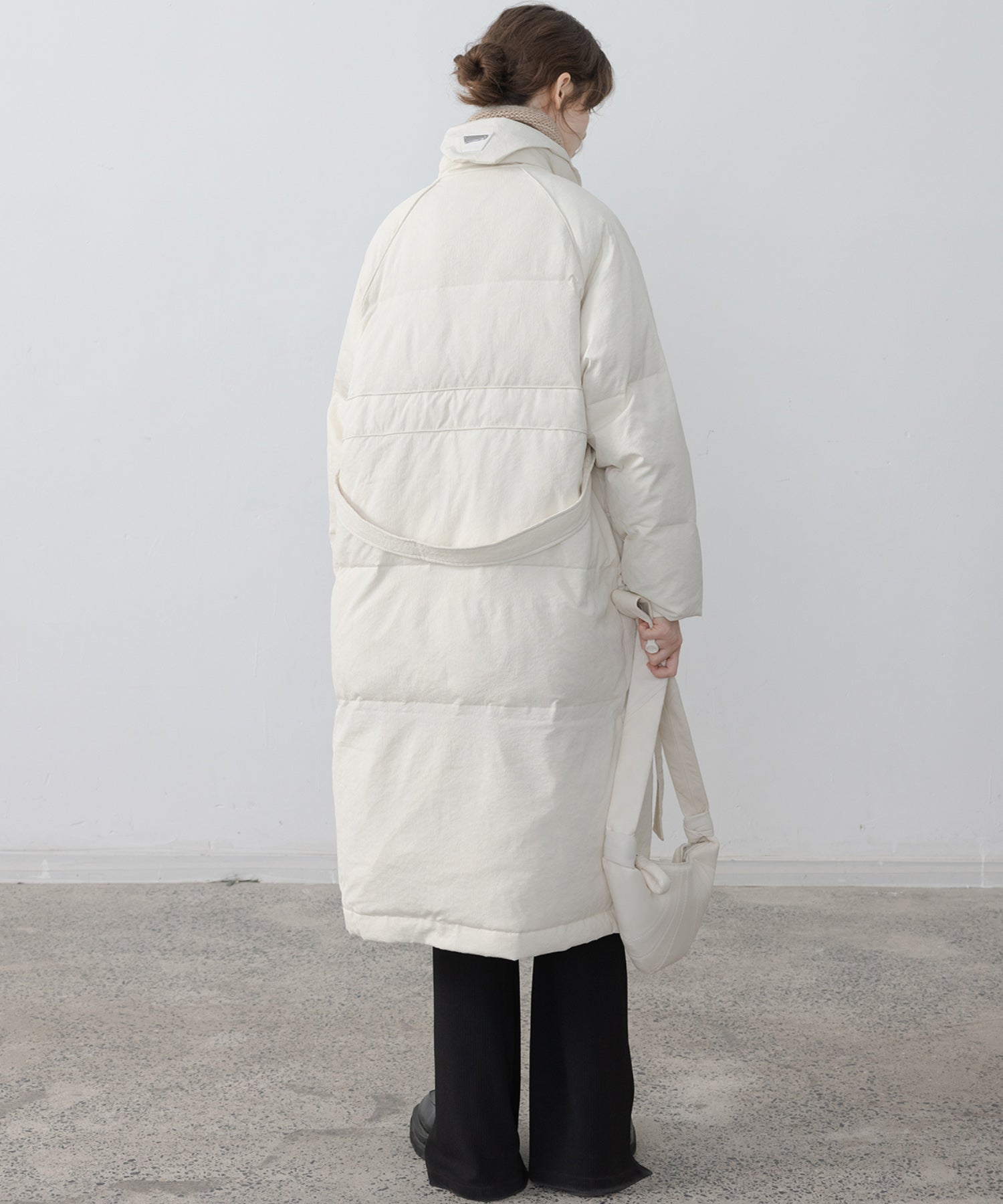 Oversilhouette long volume down coat 