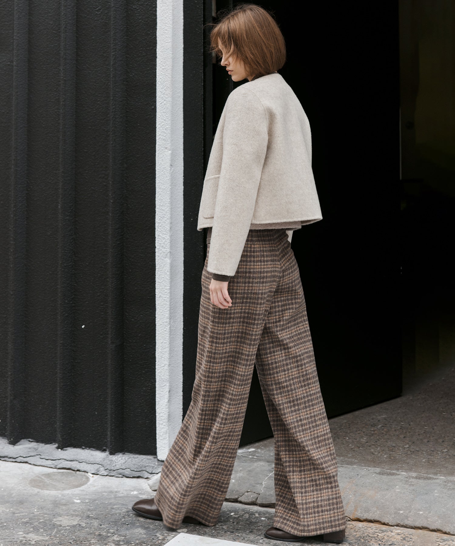 Classic Wool Handmade Short Coat