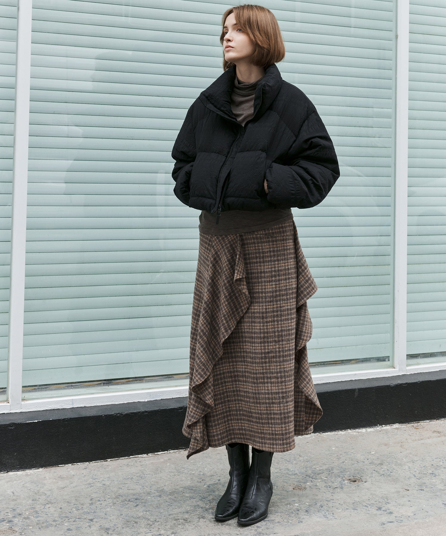 Textured Lightweight Down Jacket