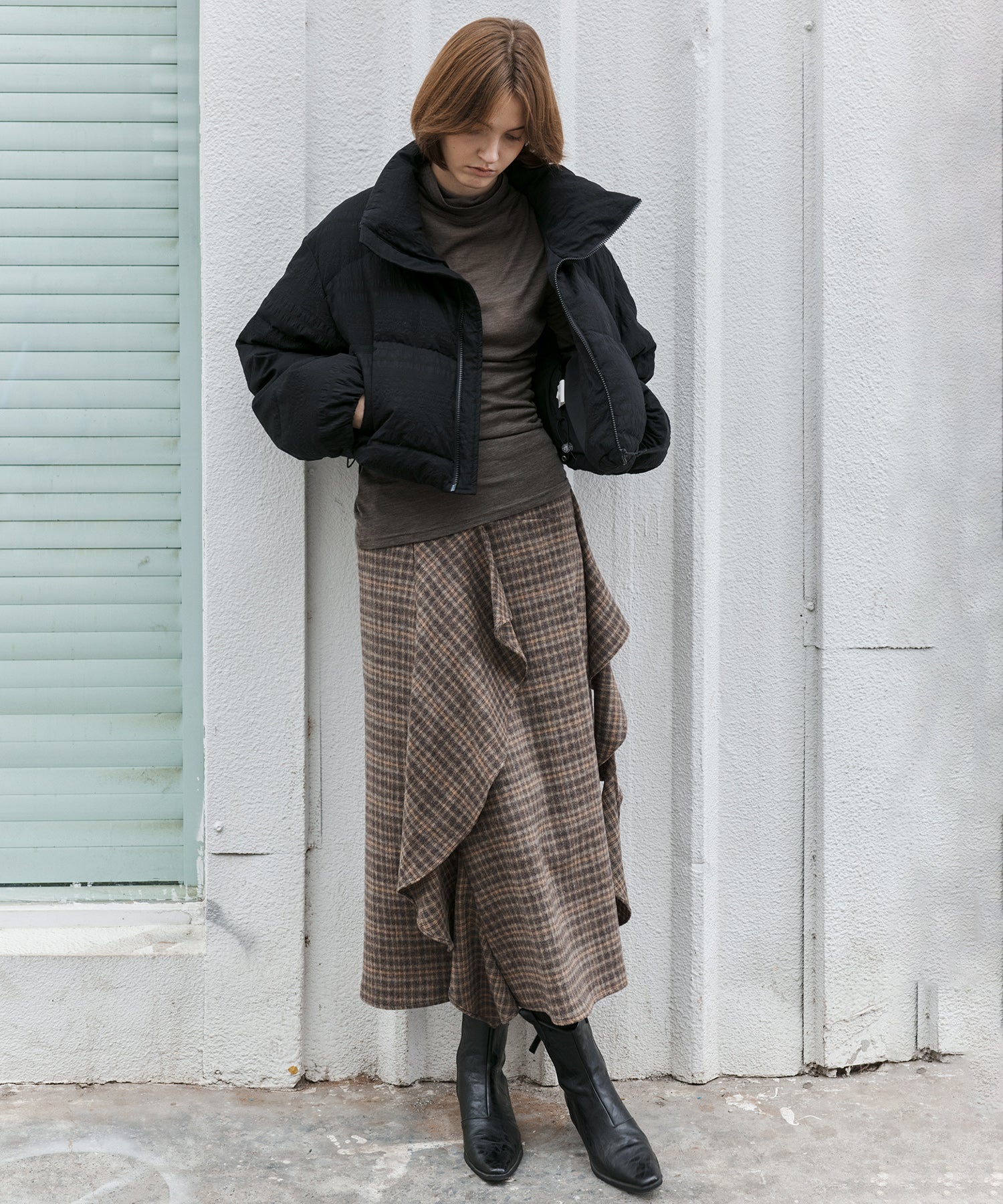 Textured Lightweight Down Jacket