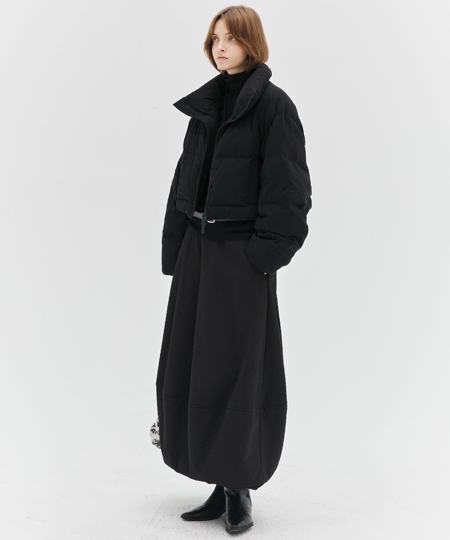 Textured Lightweight Down Jacket