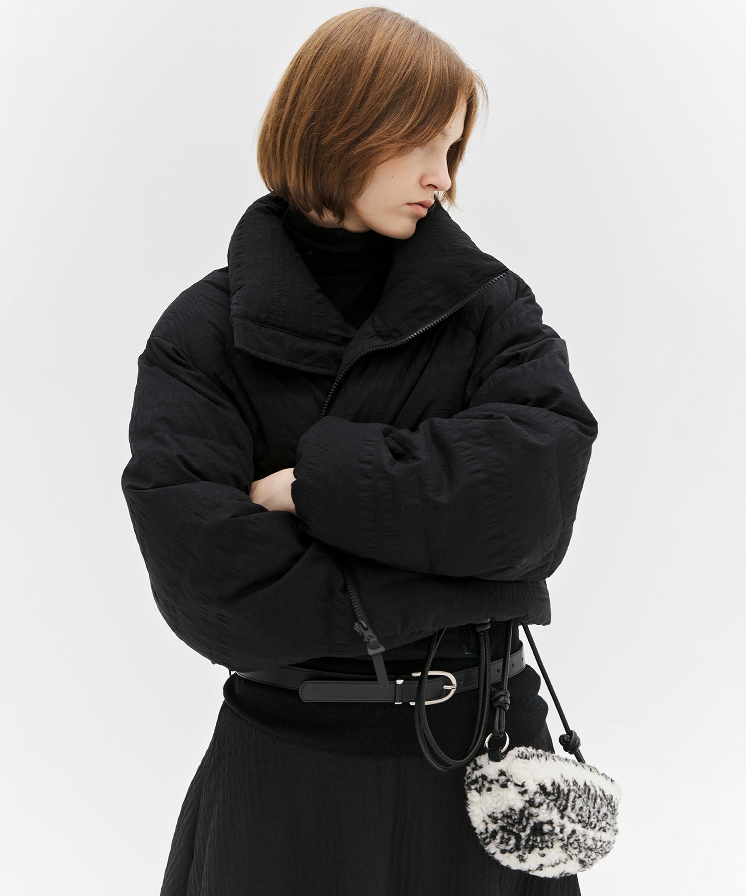 Textured Lightweight Down Jacket