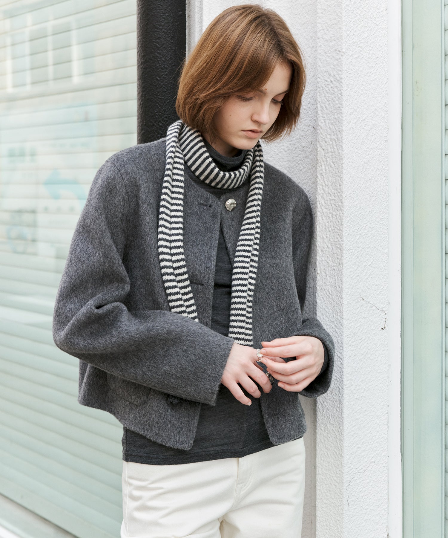 Classic Wool Handmade Short Coat