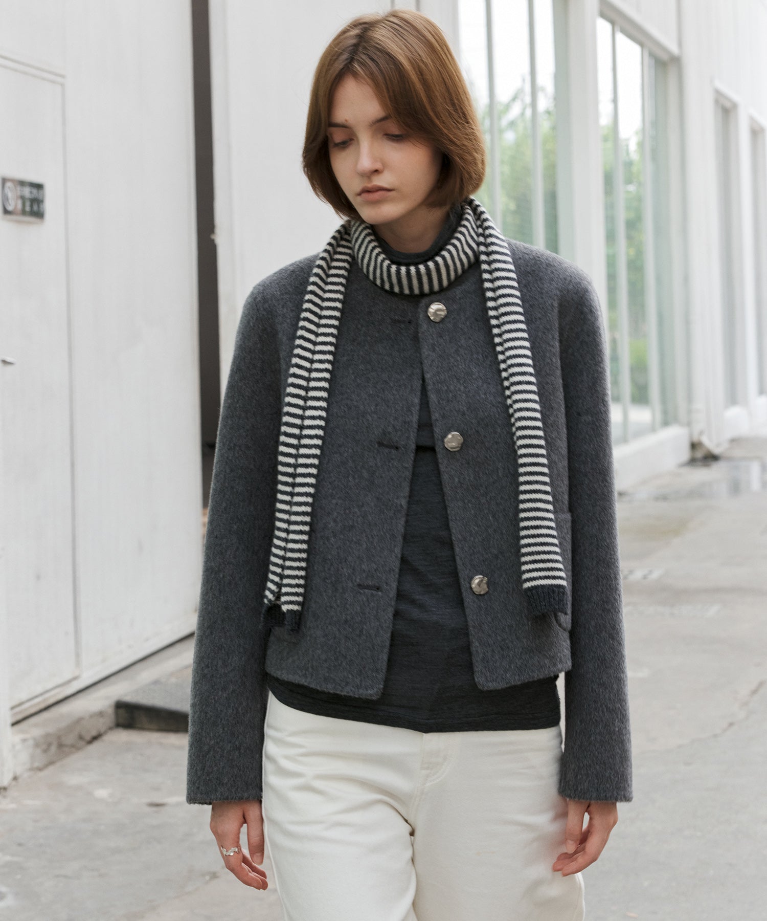 Classic Wool Handmade Short Coat