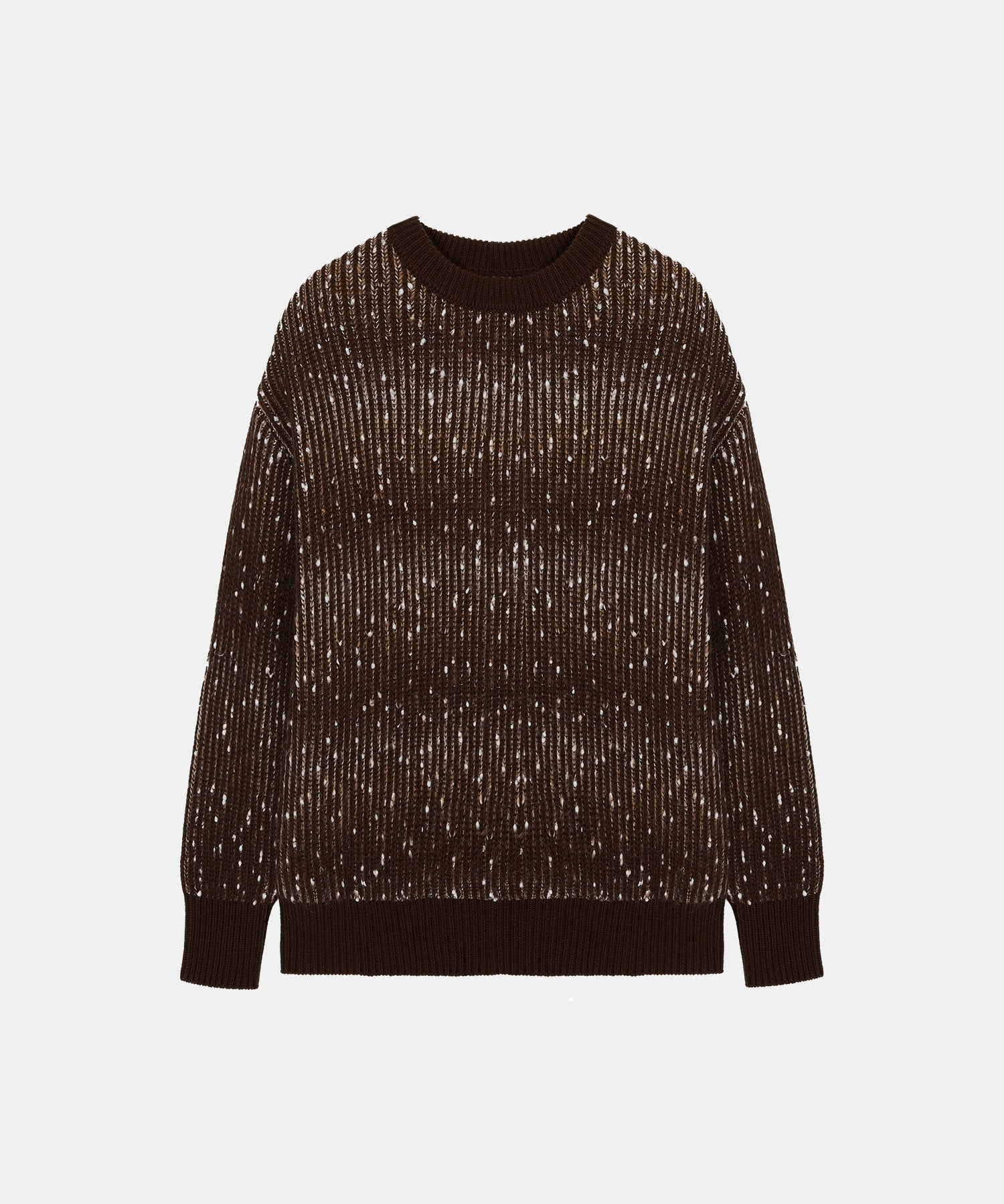 Cozy Snowflake Crew Neck Knit Sweater