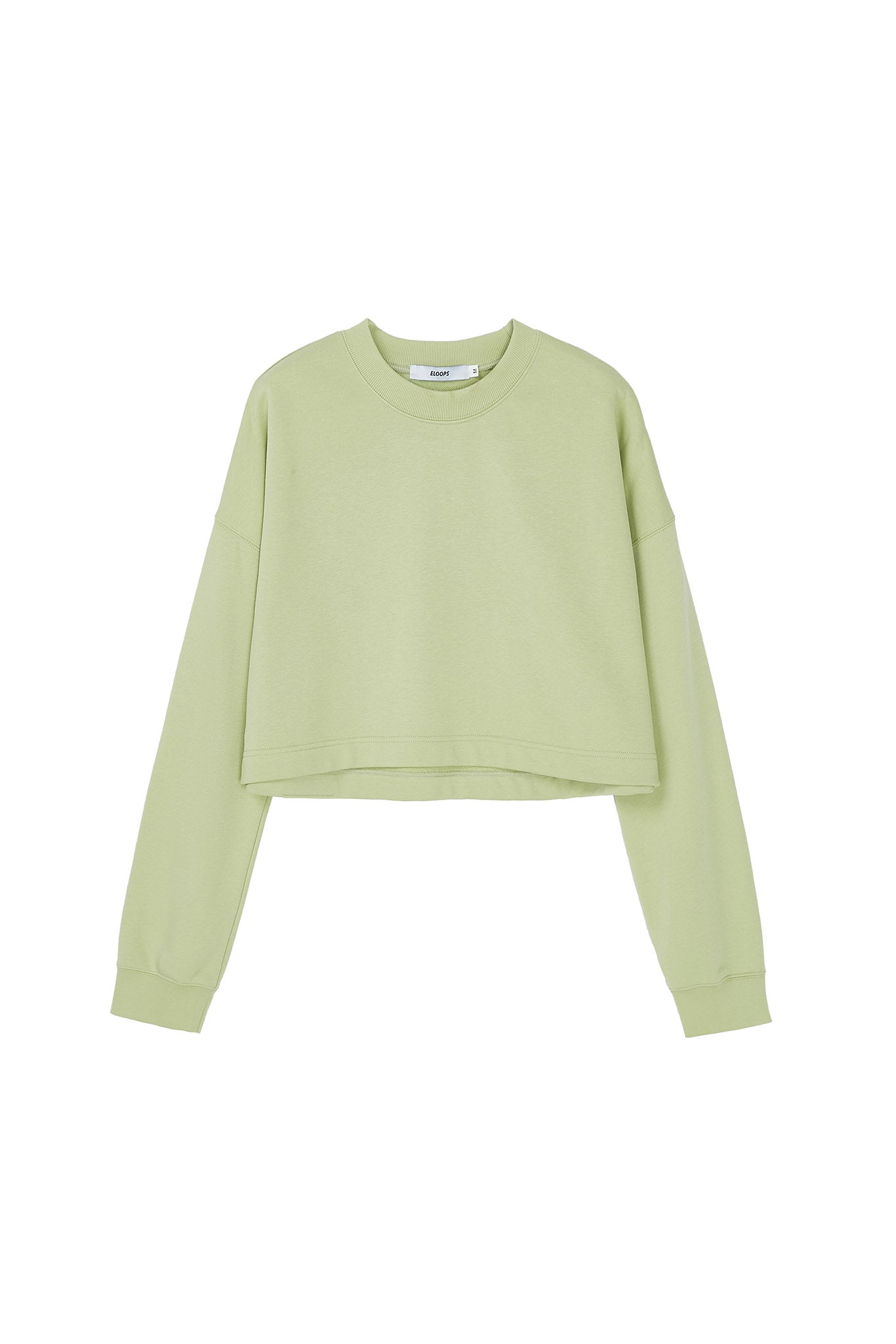 Casual Cropped Sweatshirt Top