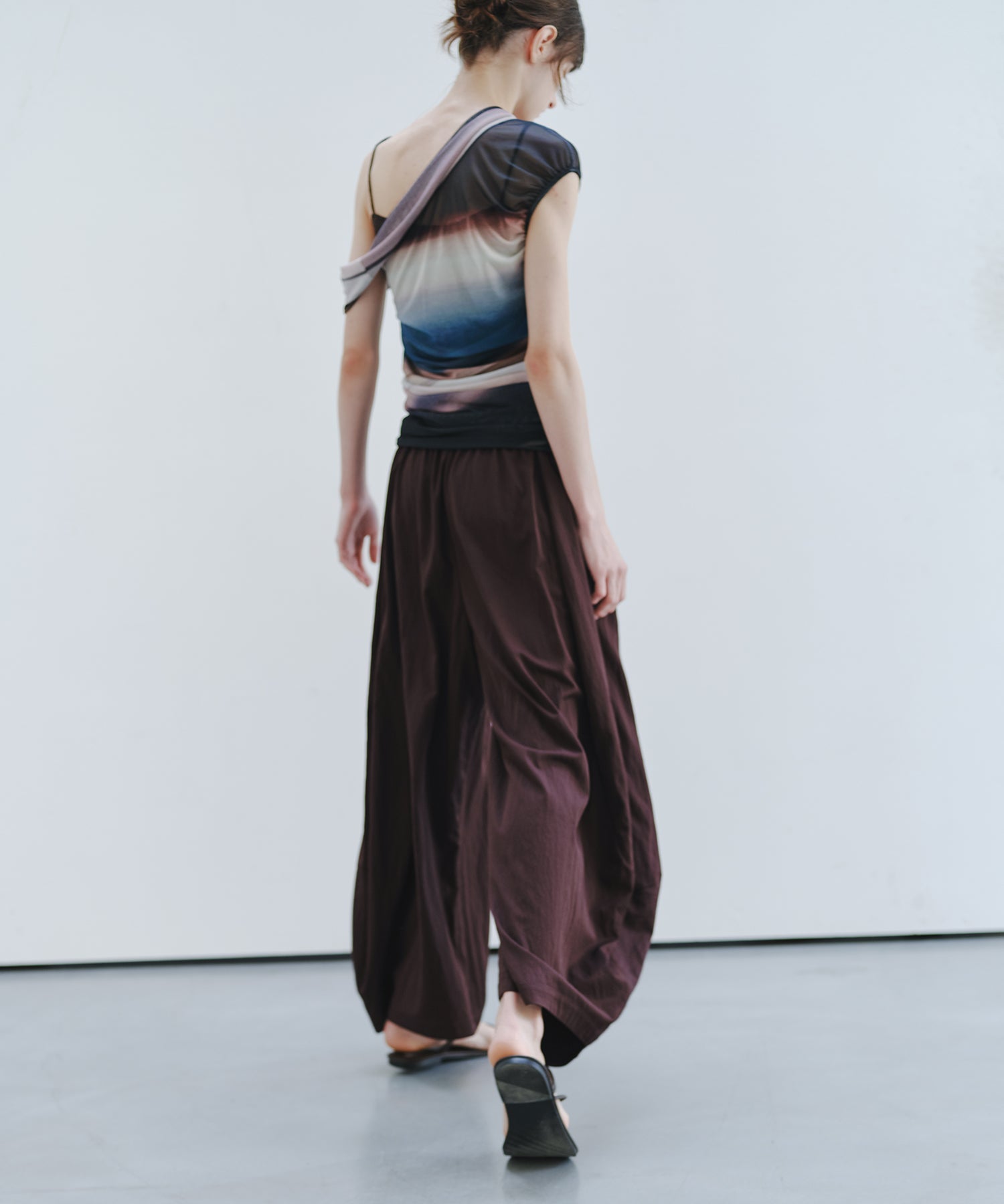 「6月上旬～中旬出荷」Nuanced Draped Wide Pants