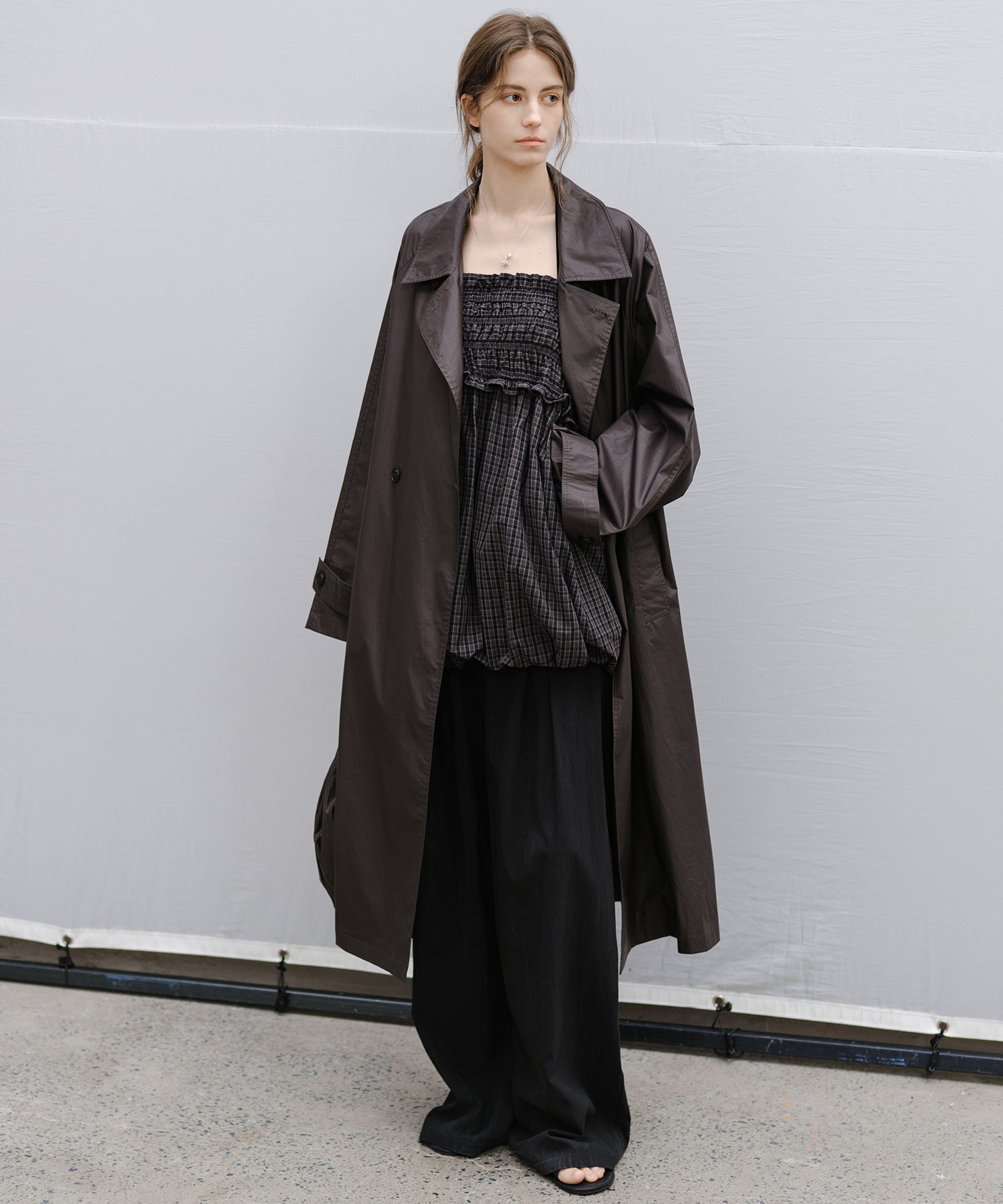 "Shipping late February to early March" Oversized Belted Long Trench Coat
