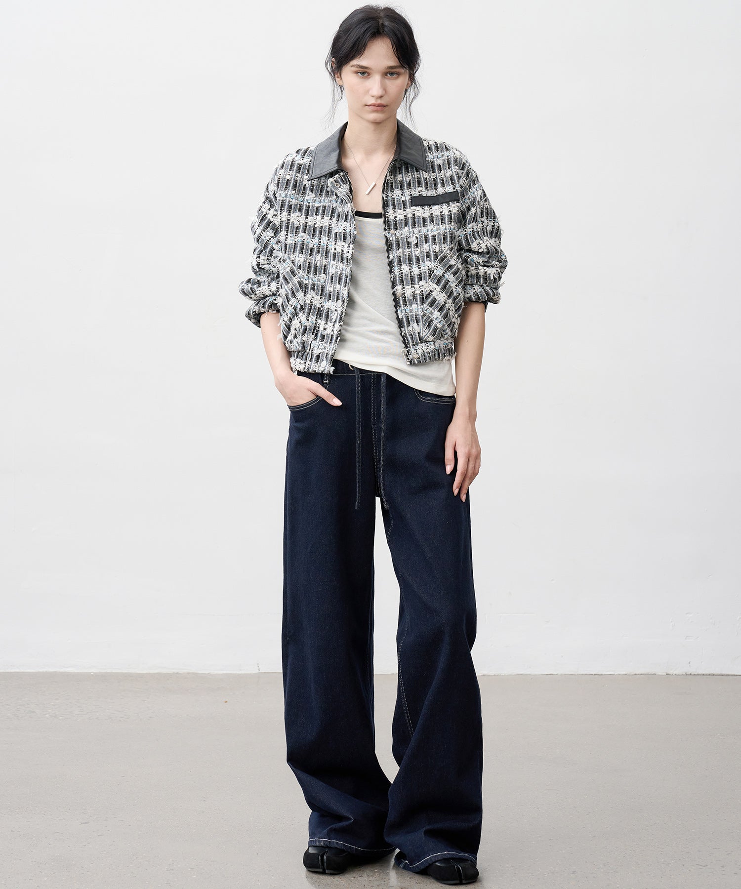 Oversized Tweed Jacket