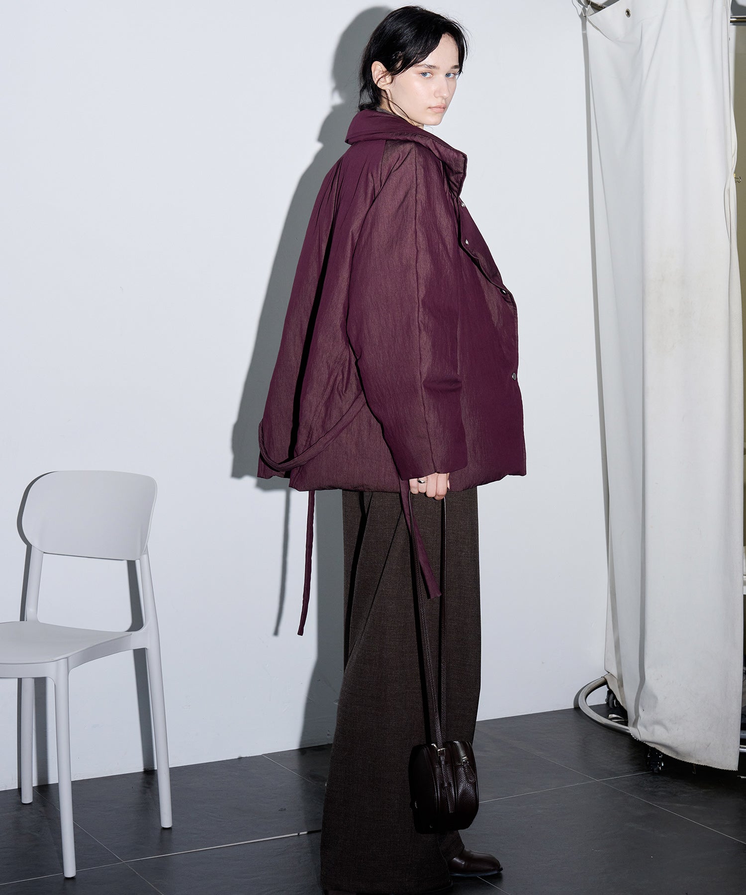 Lapel Short Down Coat