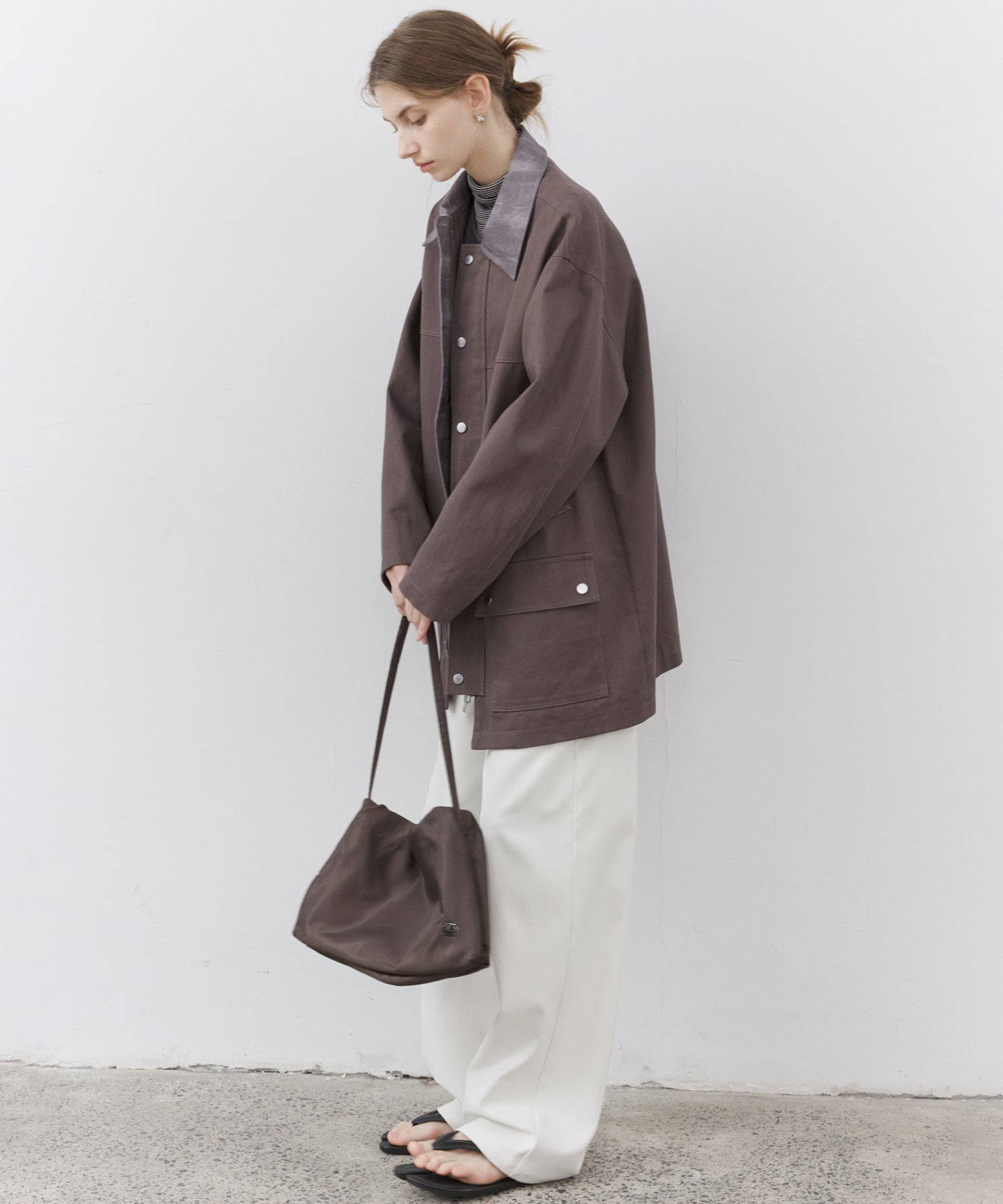 Classic White Straight-Leg Pants