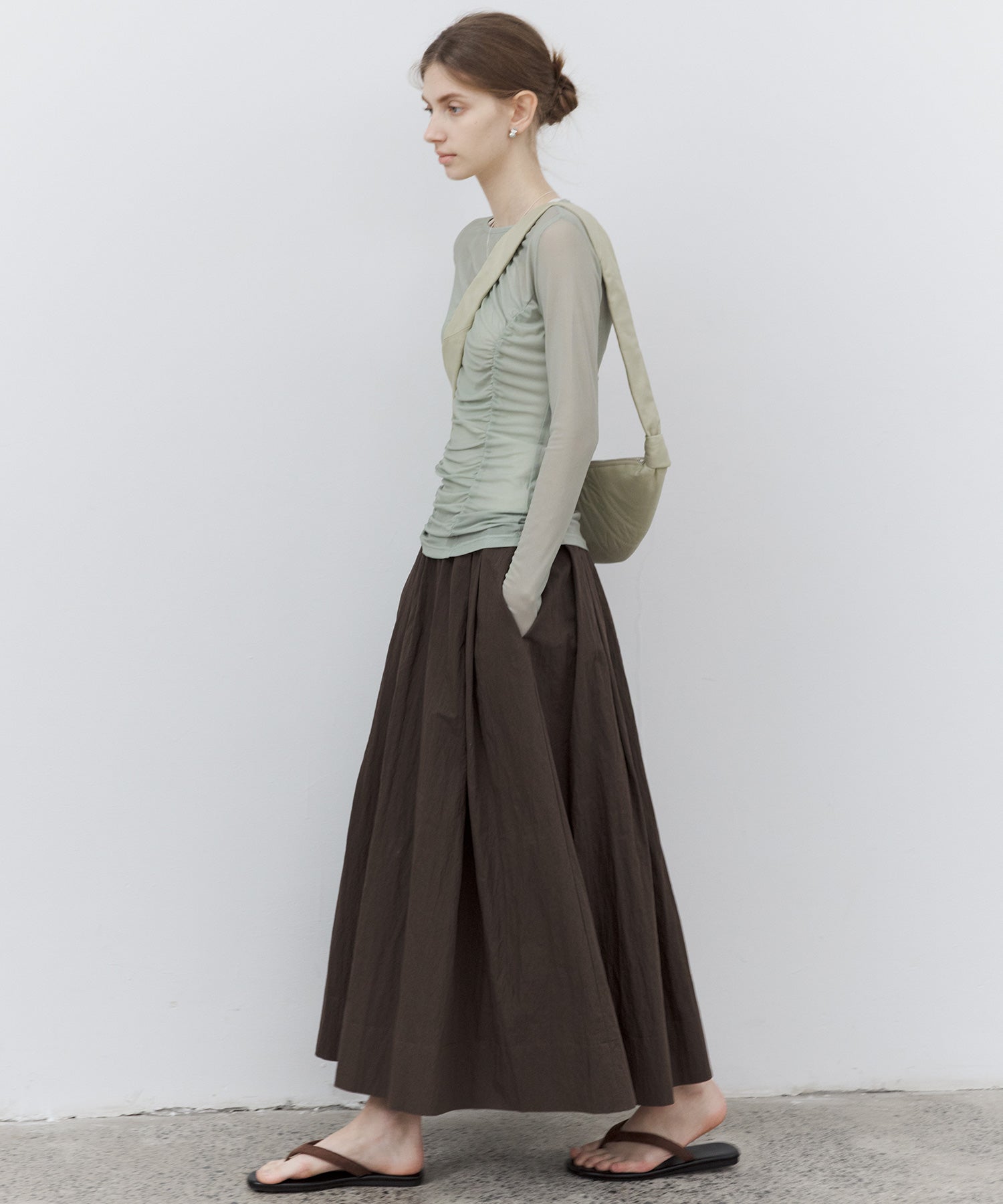 Gather Sheer Tops
