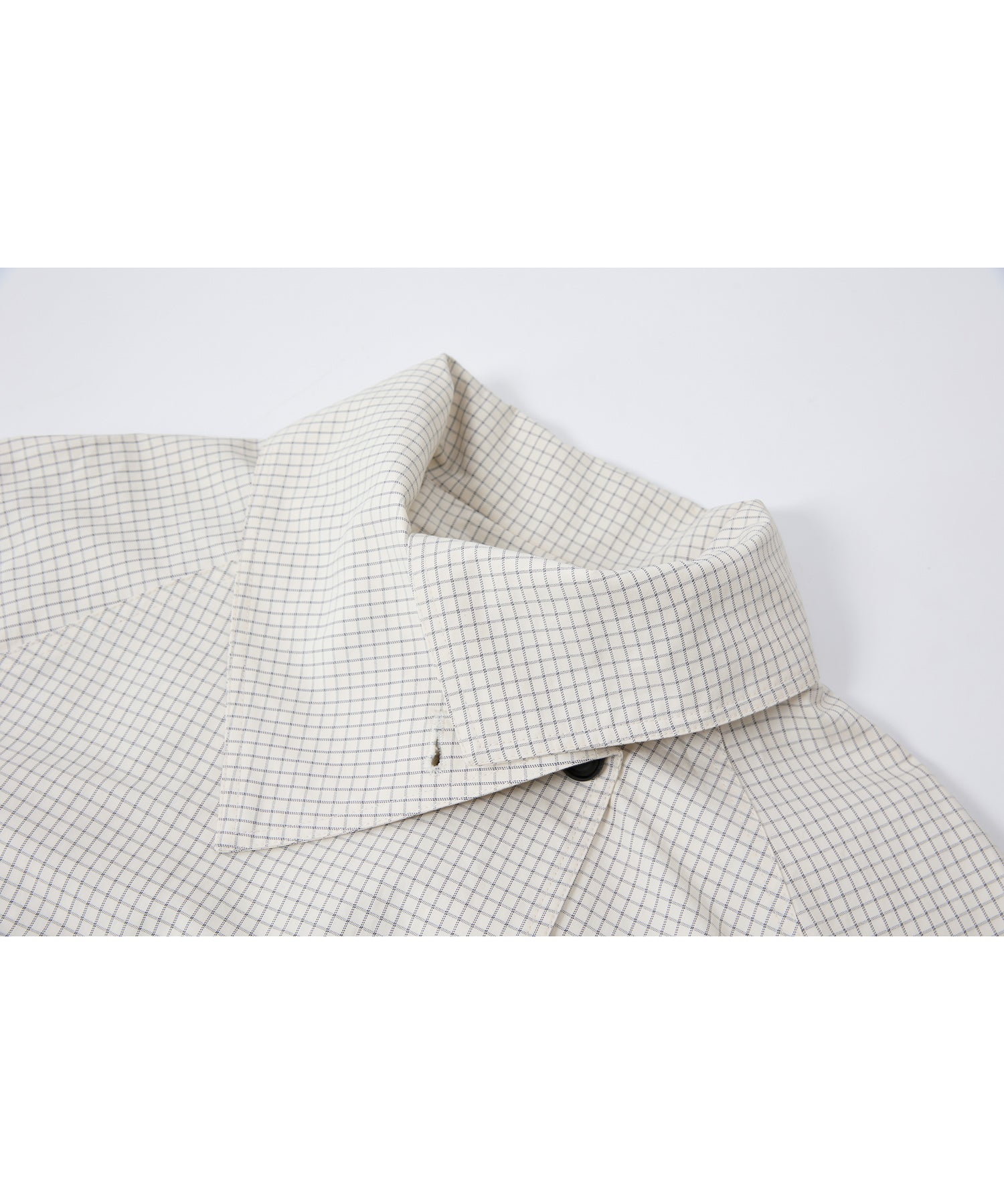 「2월 하순~3월 상순 출하」Double-Breasted Check Cropped Jacket