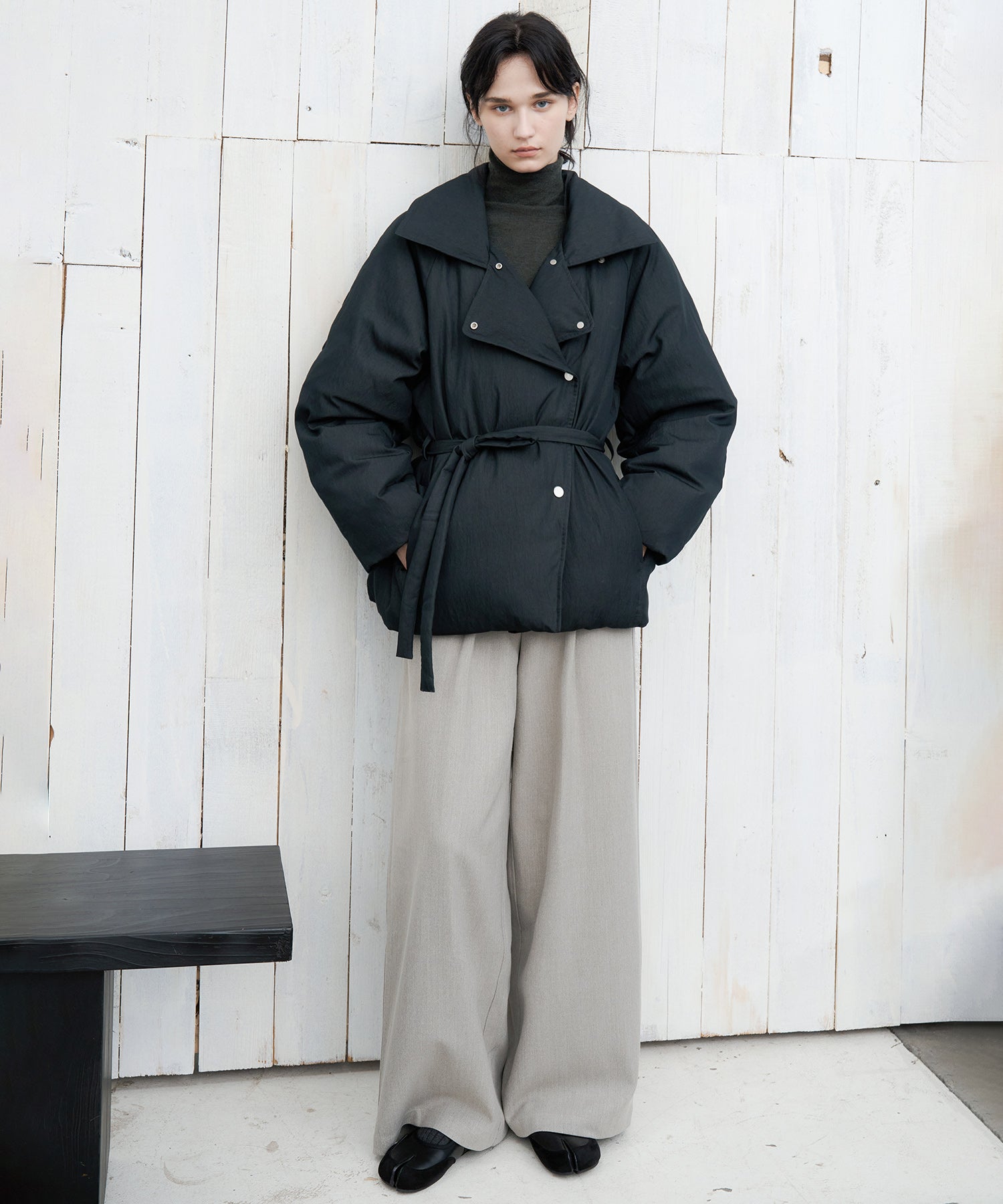 Lapel Short Down Coat