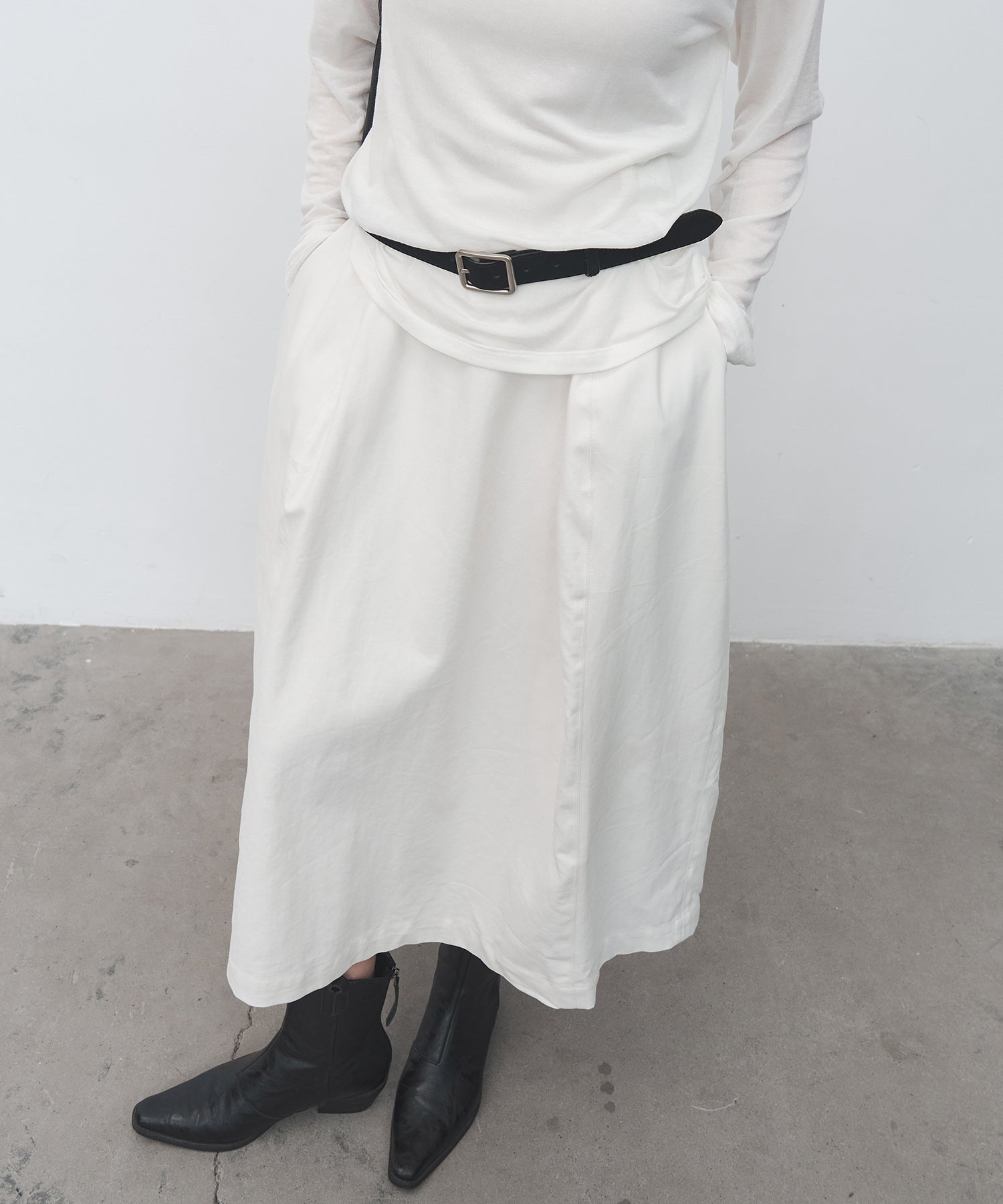 High-Waist Cocoon Balloon Skirt
