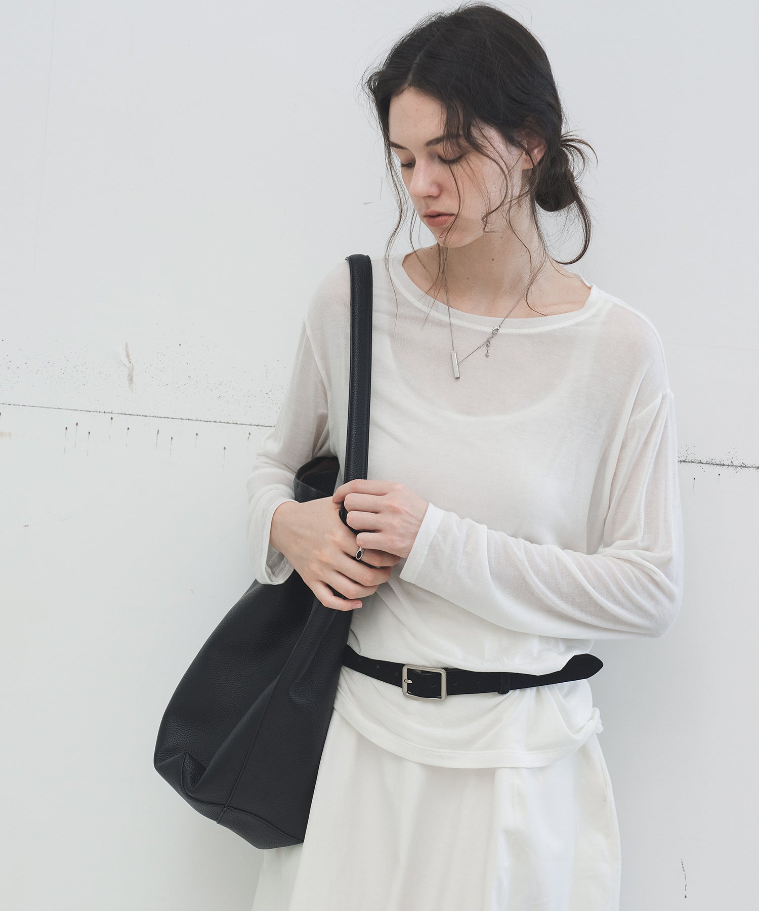 Sheer Loose-Fit Long Sleeve Tee – Lightweight Layering Top