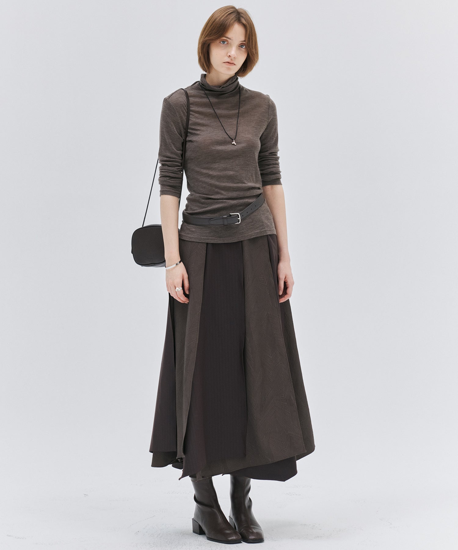 Deconstructed Multi-Panel A-Line Skirt