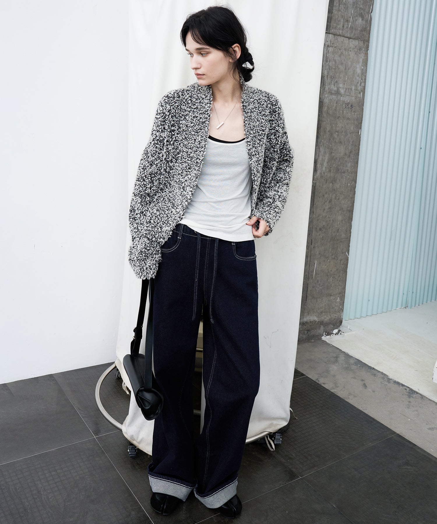 Fluffy Knit Relaxed Cardigan