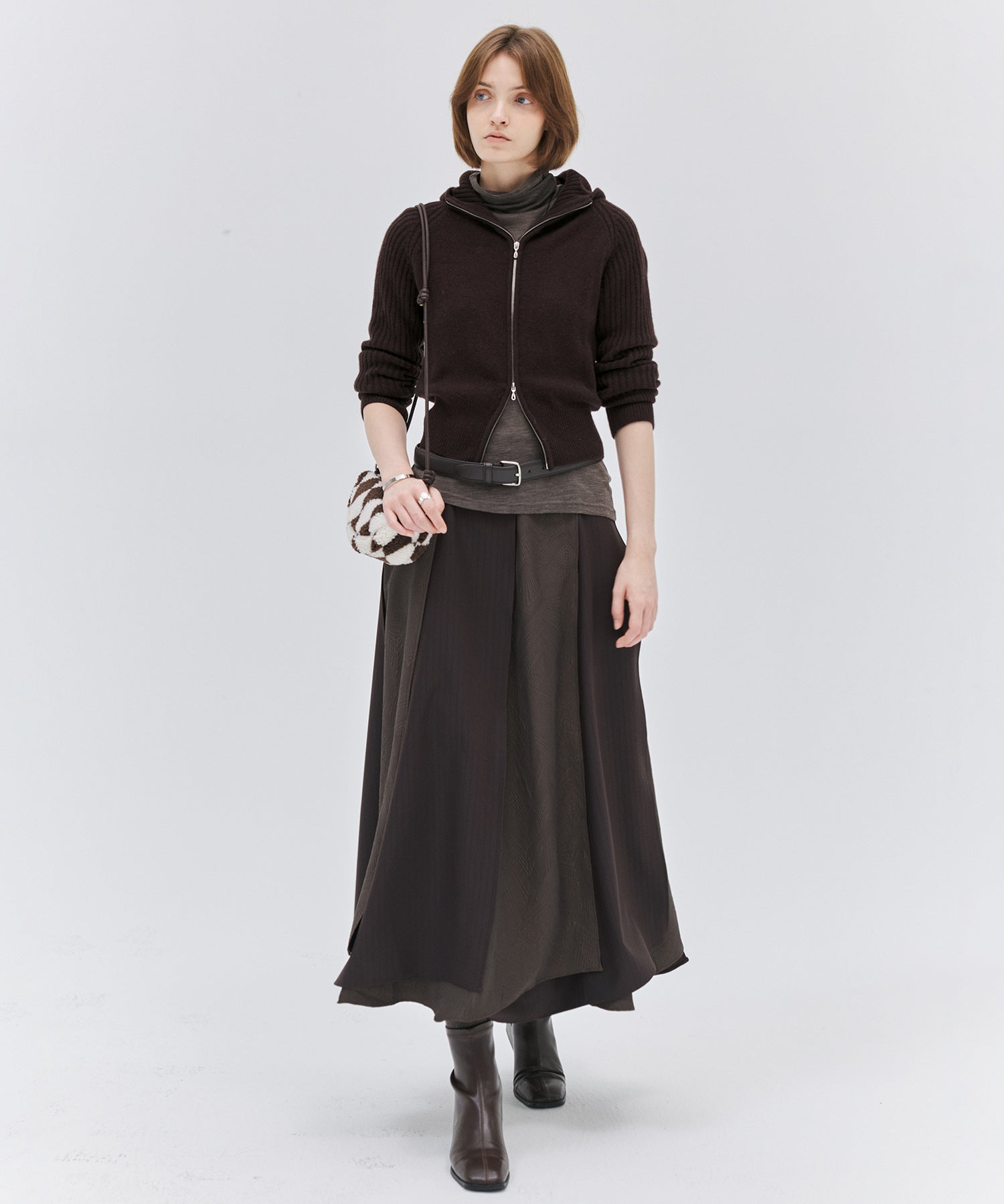 Deconstructed Multi-Panel A-Line Skirt