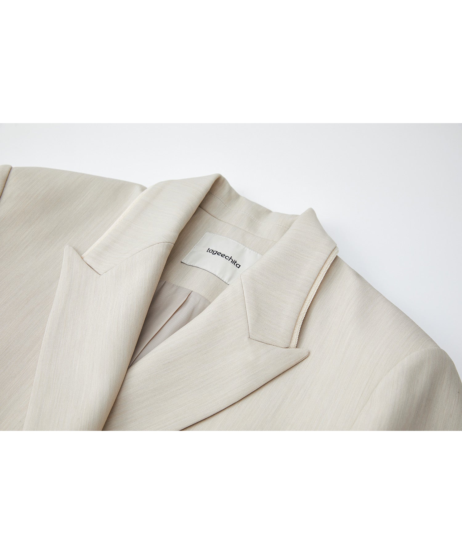 Notch Collar Boxy Jacket