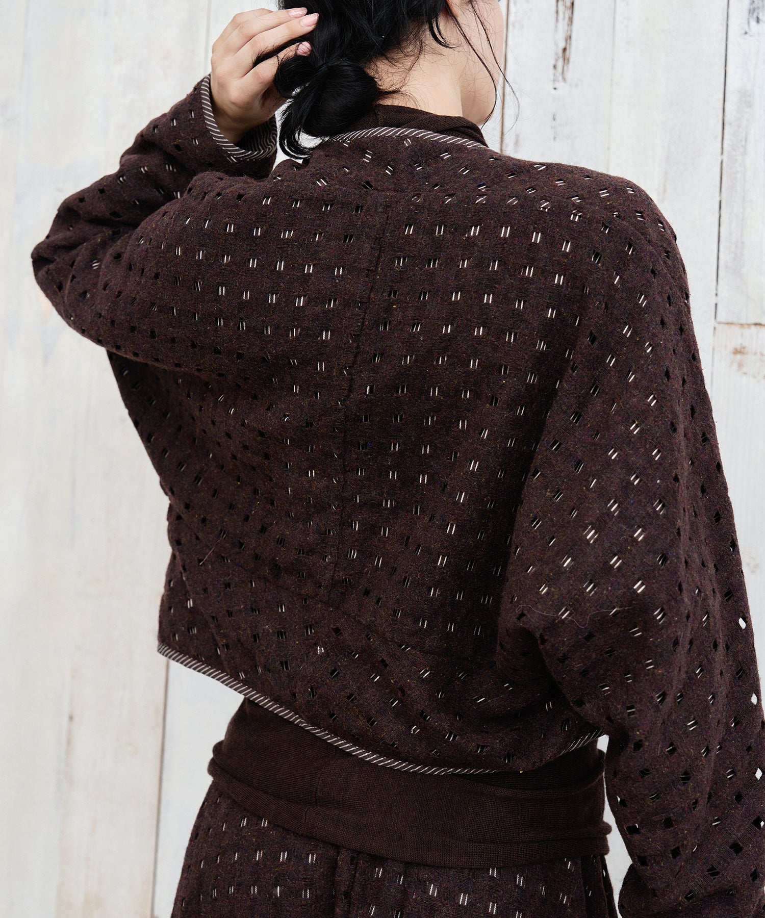 Layered Cut-Out Jacket