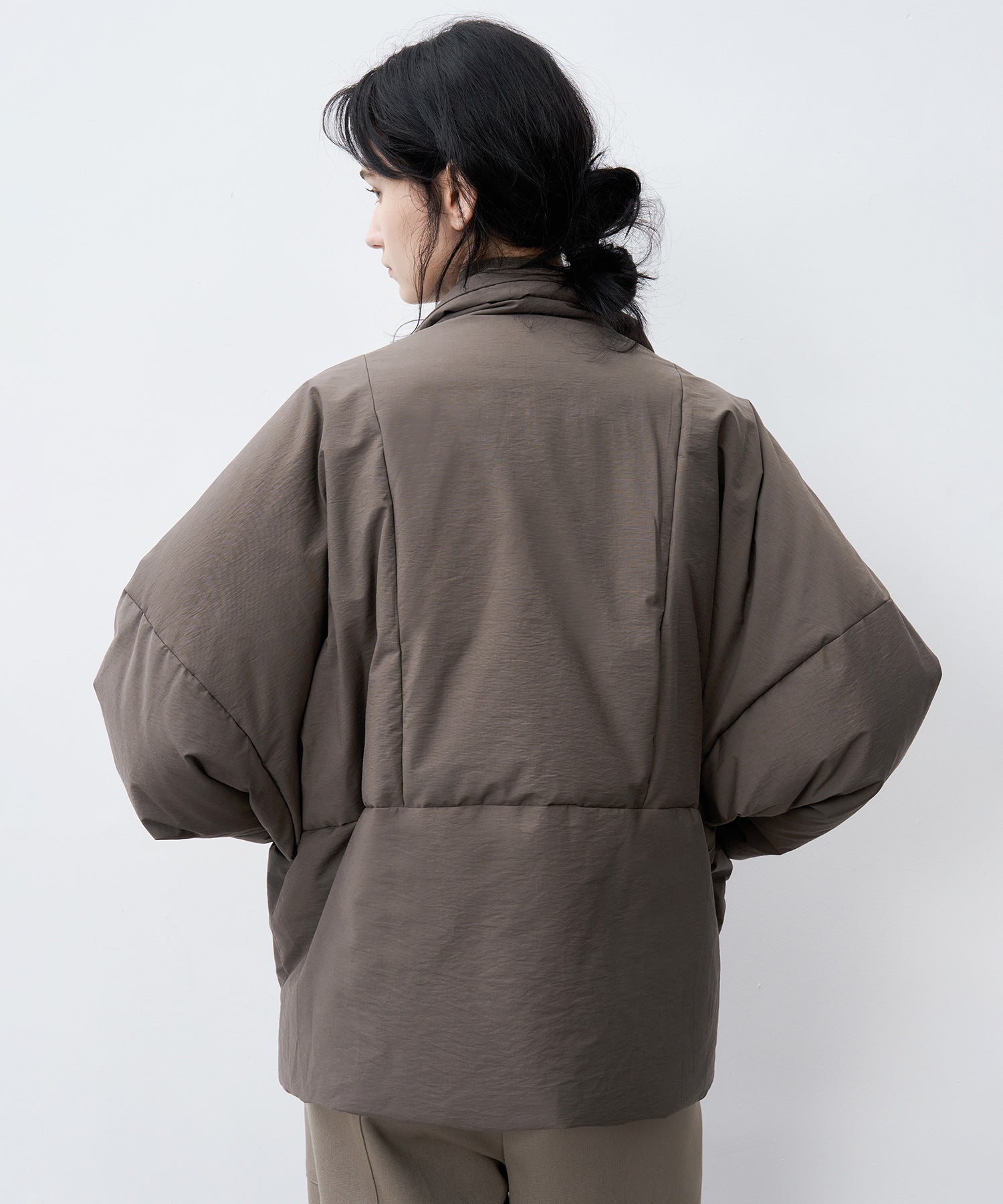 Deconstructed Wrap Down Oversized Coat