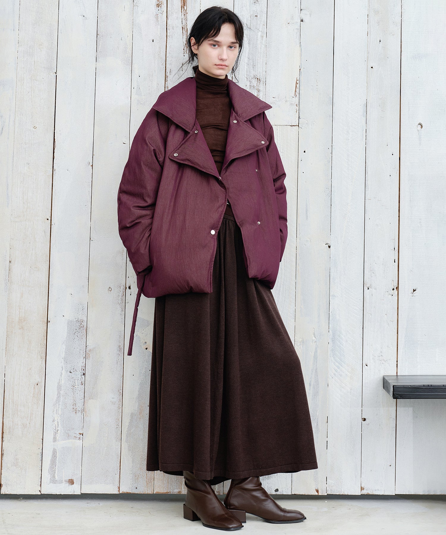 Lapel Short Down Coat