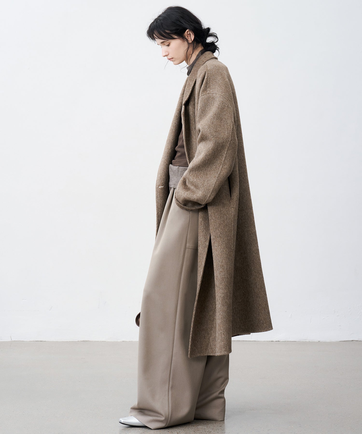 Straight Wide-Leg Trousers