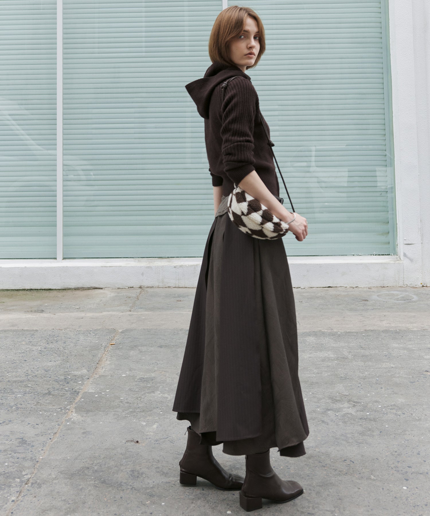 Deconstructed Multi-Panel A-Line Skirt