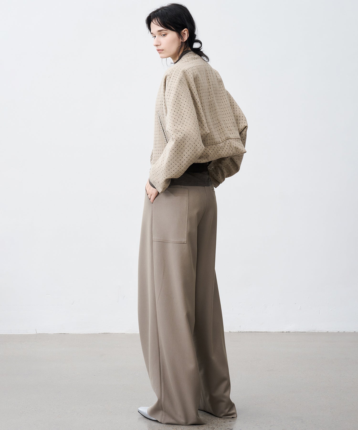 Layered Cut-Out Jacket