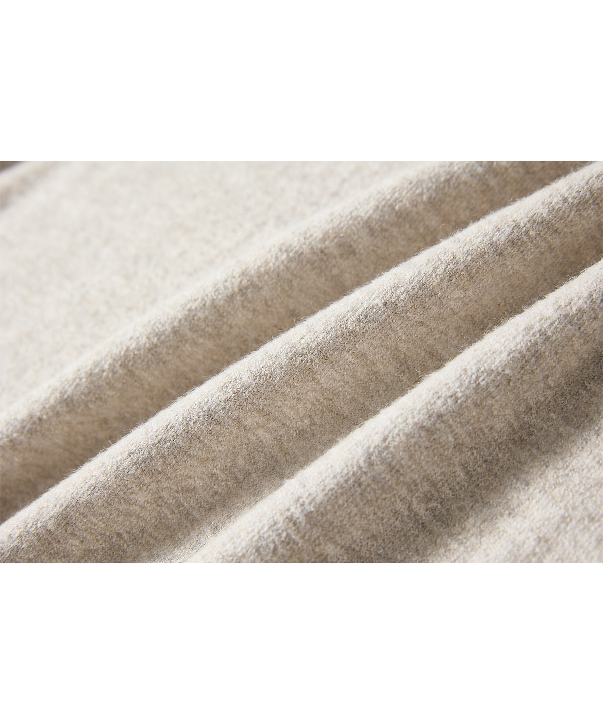 「11月下旬出荷予定」Draped Neck Button Hem Knit Sweater
